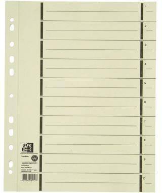 Oxford Trennblatt 400004672 DIN A4 mP 200g Karton ch 100 St./Pack.