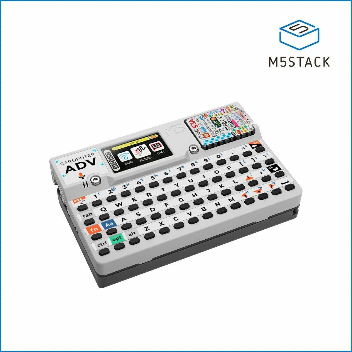 M5Stack Cardputer, ESP32-S3, programmierbarer Taschencomputer mit Tastatur & Display - Auswahl: Cardputer Adv