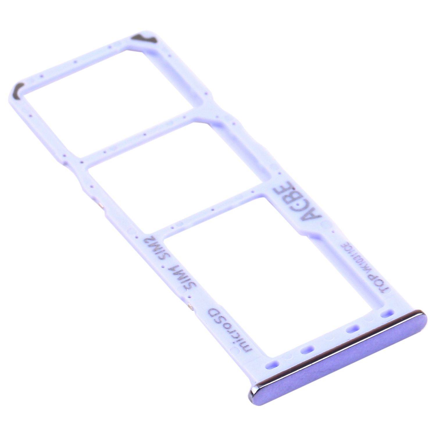 Sim Karten Halter für Samsung Galaxy A32 A325 Lila Card Tray Micro SD Ersatzteil