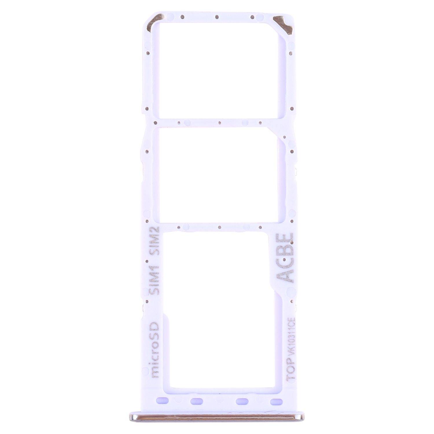 Sim Karten Halter für Samsung Galaxy A32 A325 Lila Card Tray Micro SD Ersatzteil