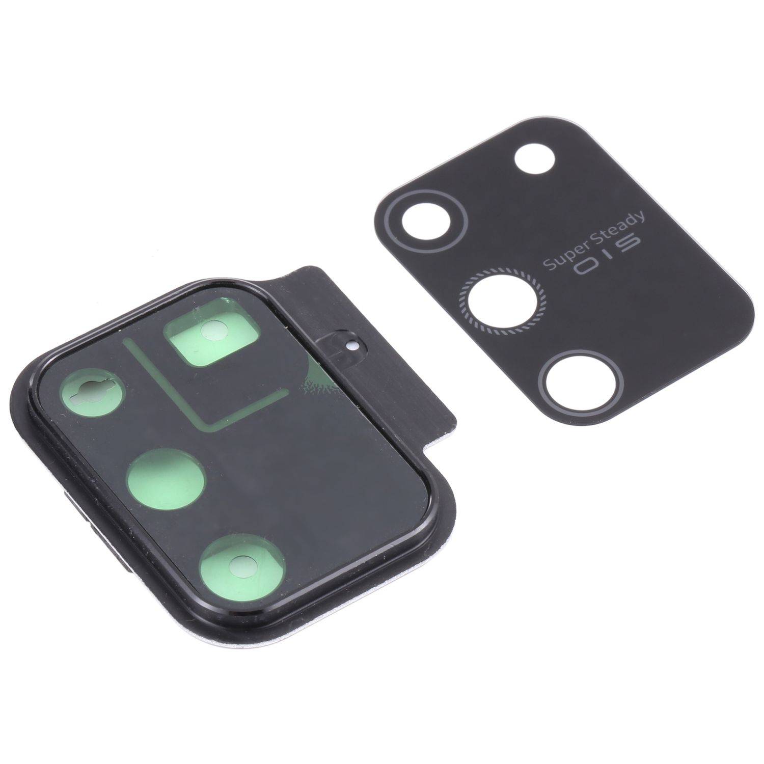 Back Kamera Linsen Abdeckung Cover Schwarz für Samsung Galaxy S10 Lite Ersatz