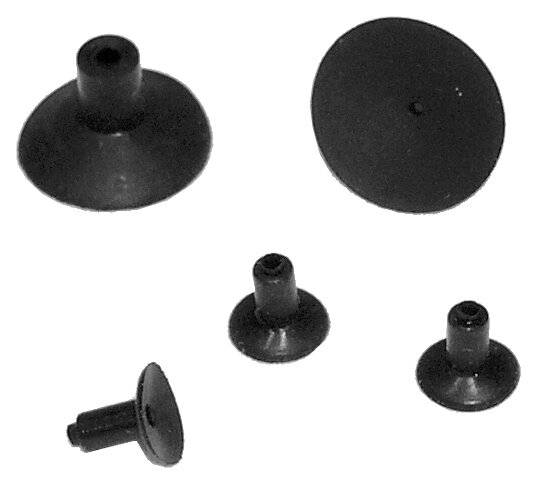 ESD-Saugnapf 9,53 mm, schwarz