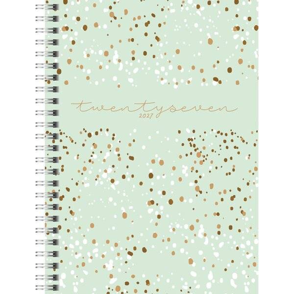 Buchkalender Modell Timing 1 14,8x21cm 1 Woche/2 Seiten PP-Einband Confetti 2027