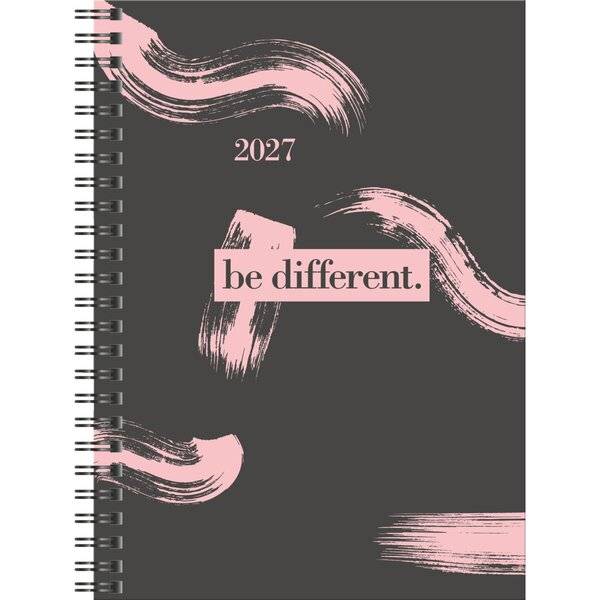 Buchkalender Timing 1 14,8x21cm 1 Woche/2 Seiten Grafik-Einband be different 2027