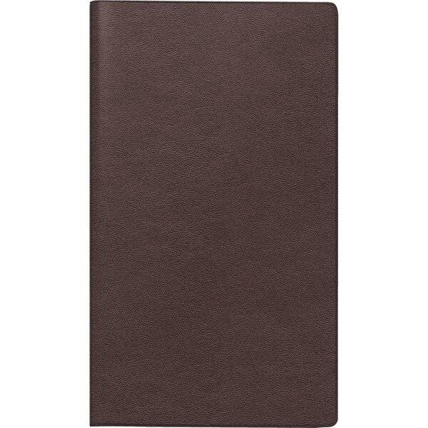 Taschenkalender Miniplaner d15 8,7x15,3cm 1 Monat/2 Seiten Leder weinrot 2027