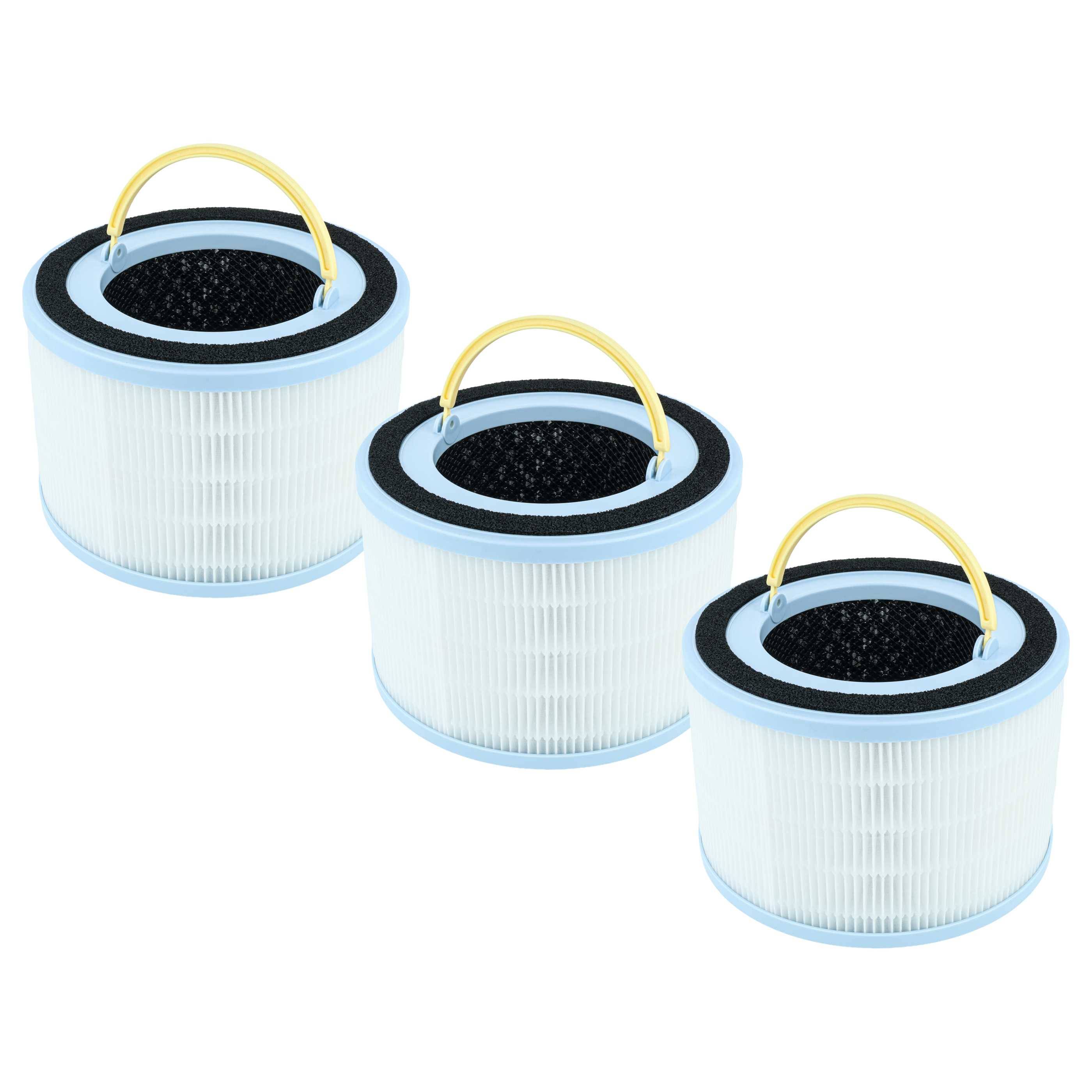 vhbw 3x H13 Filter kompatibel mit Levoit Sprout LAP-B851 Luftreiniger - Ersatz-Filter