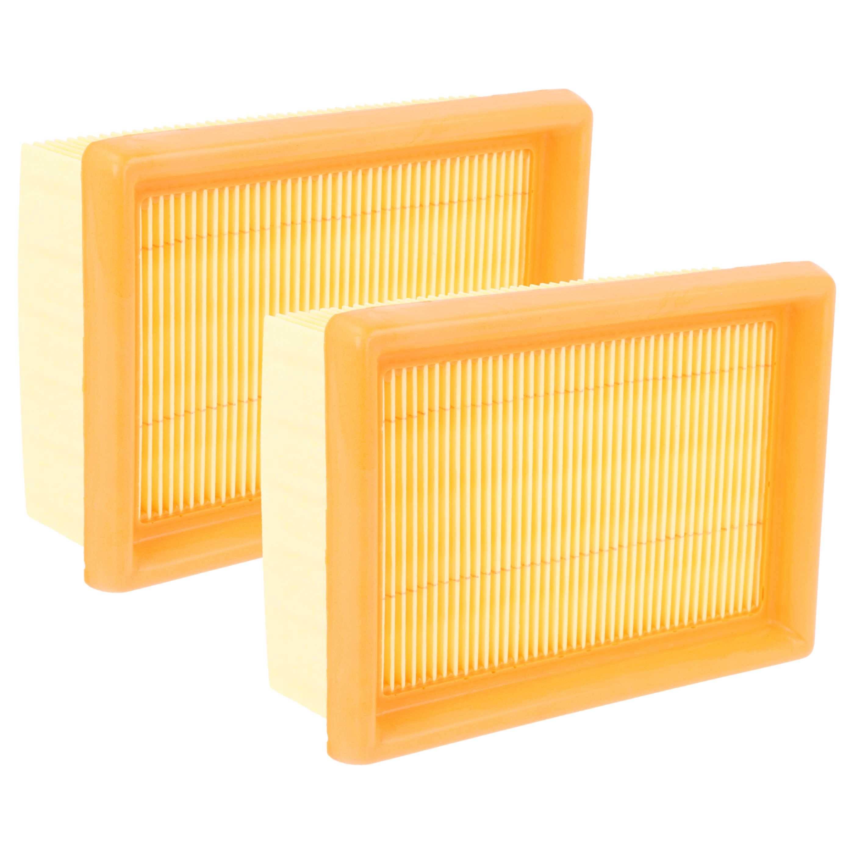vhbw Filterset Ersatz für Stihl 42241410300, 4224-141-0300A für Trennschleifer - 2x Luftfilter Orange