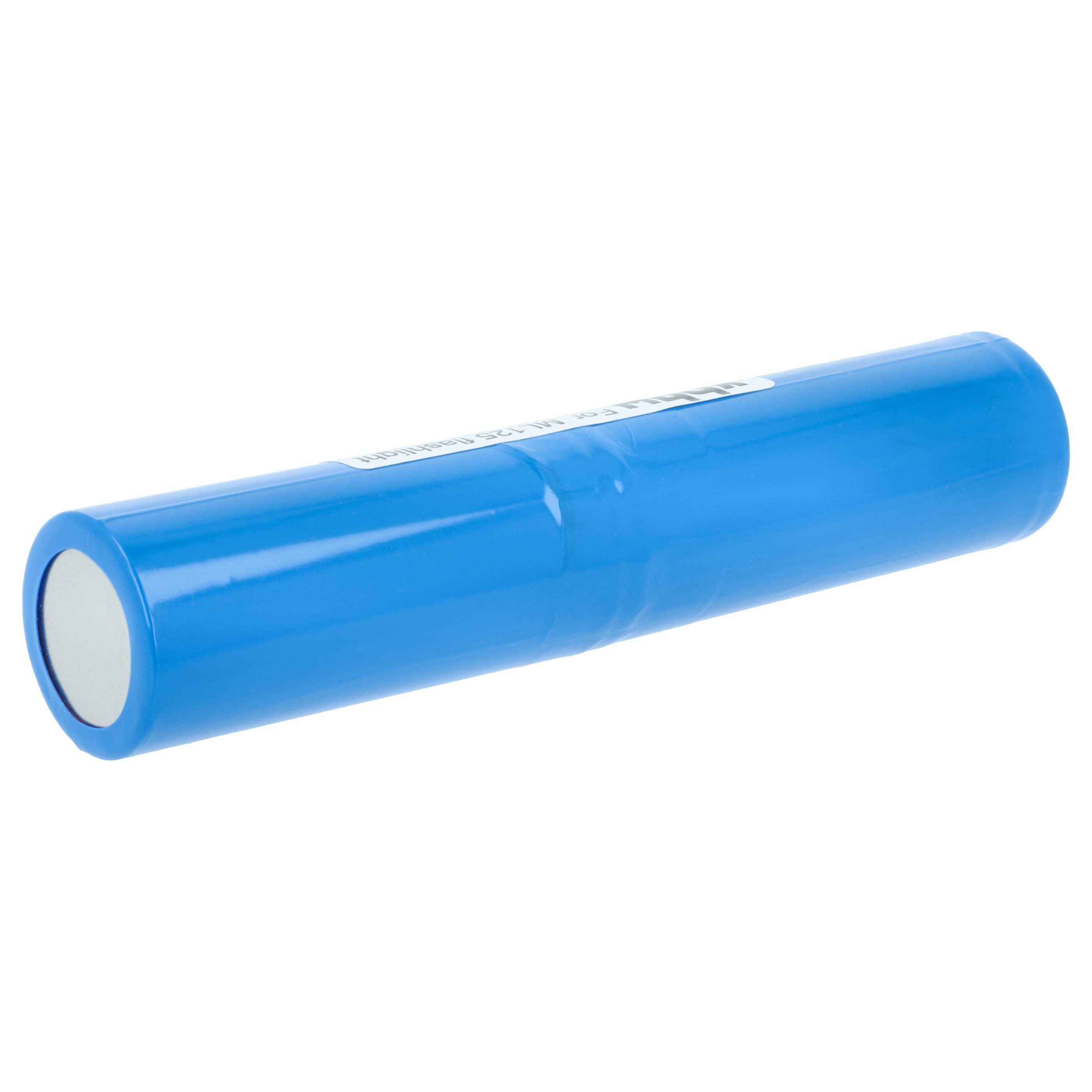 vhbw Akku kompatibel mit Maglite ML125, ML150LR, ML150LRX Taschenlampe Kopflampe (2500 mAh, 6 V, NiMH)