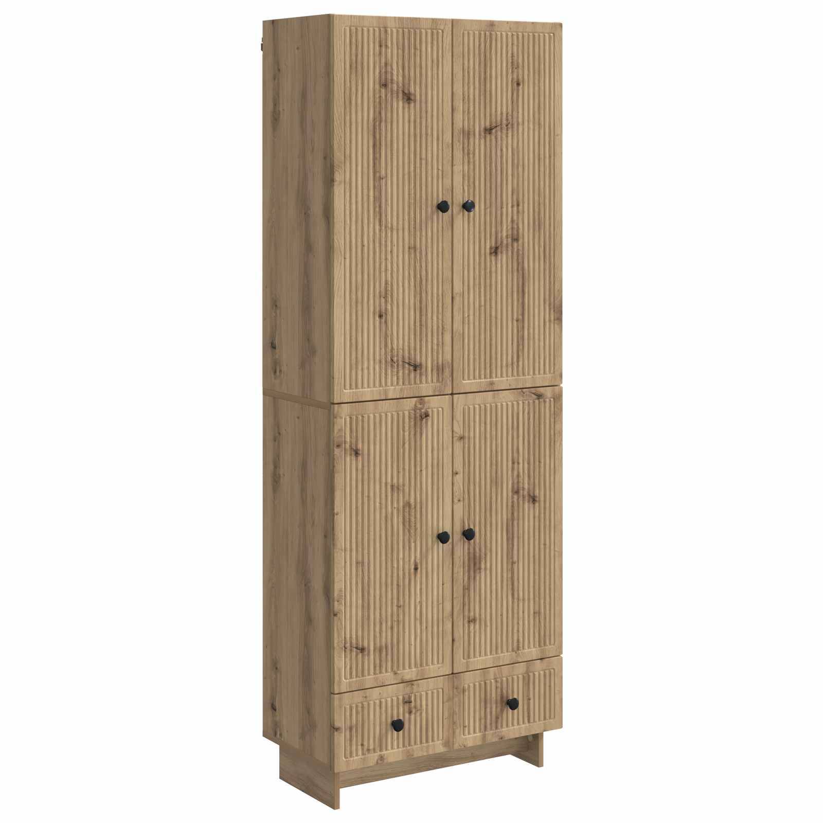 vidaXL Schrankset 2 Stk. Artisan-Eiche Holzwerkstoff