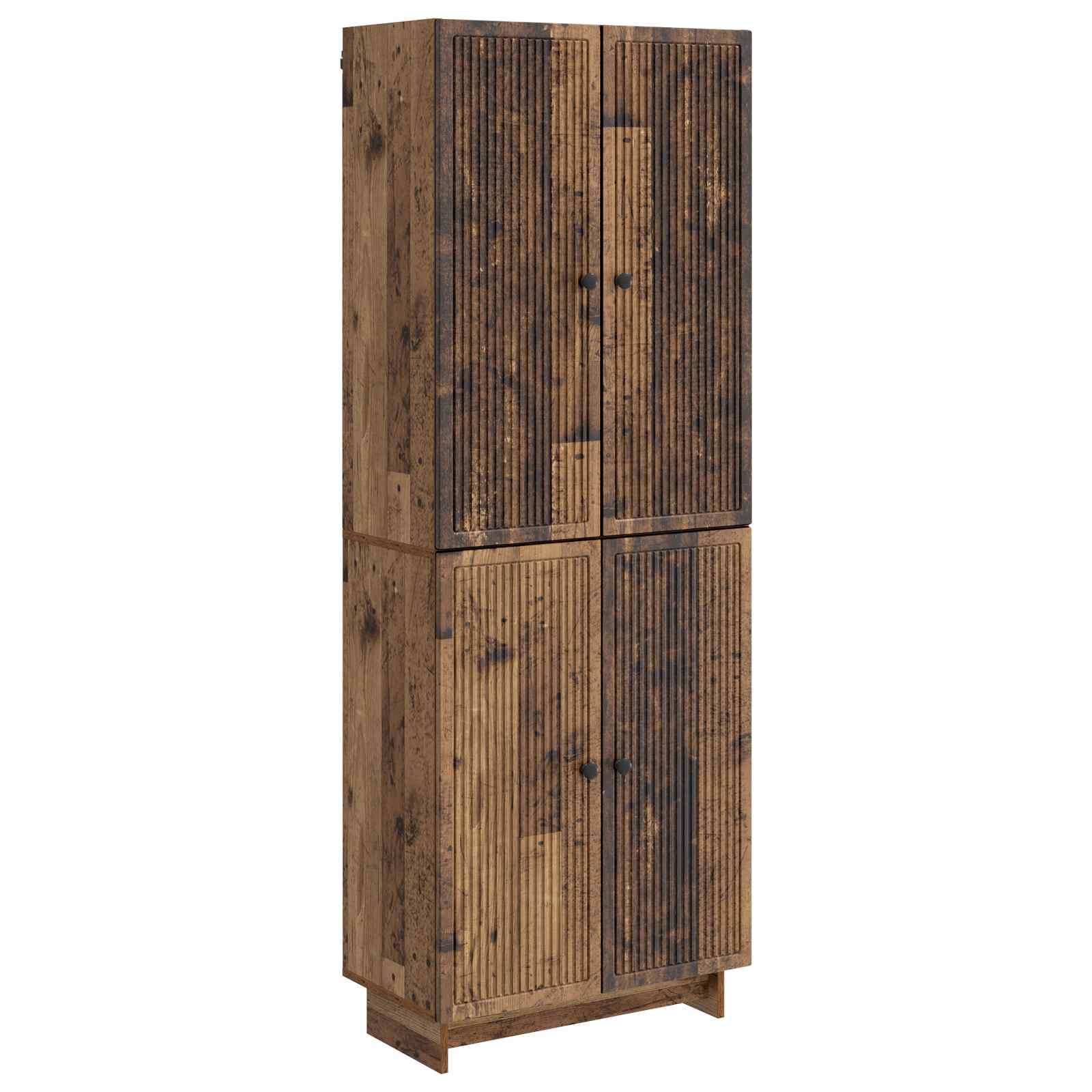 vidaXL Schrankset 2 pcs Altholz 66 x 34,5 x 90 cm Holzwerkstoff