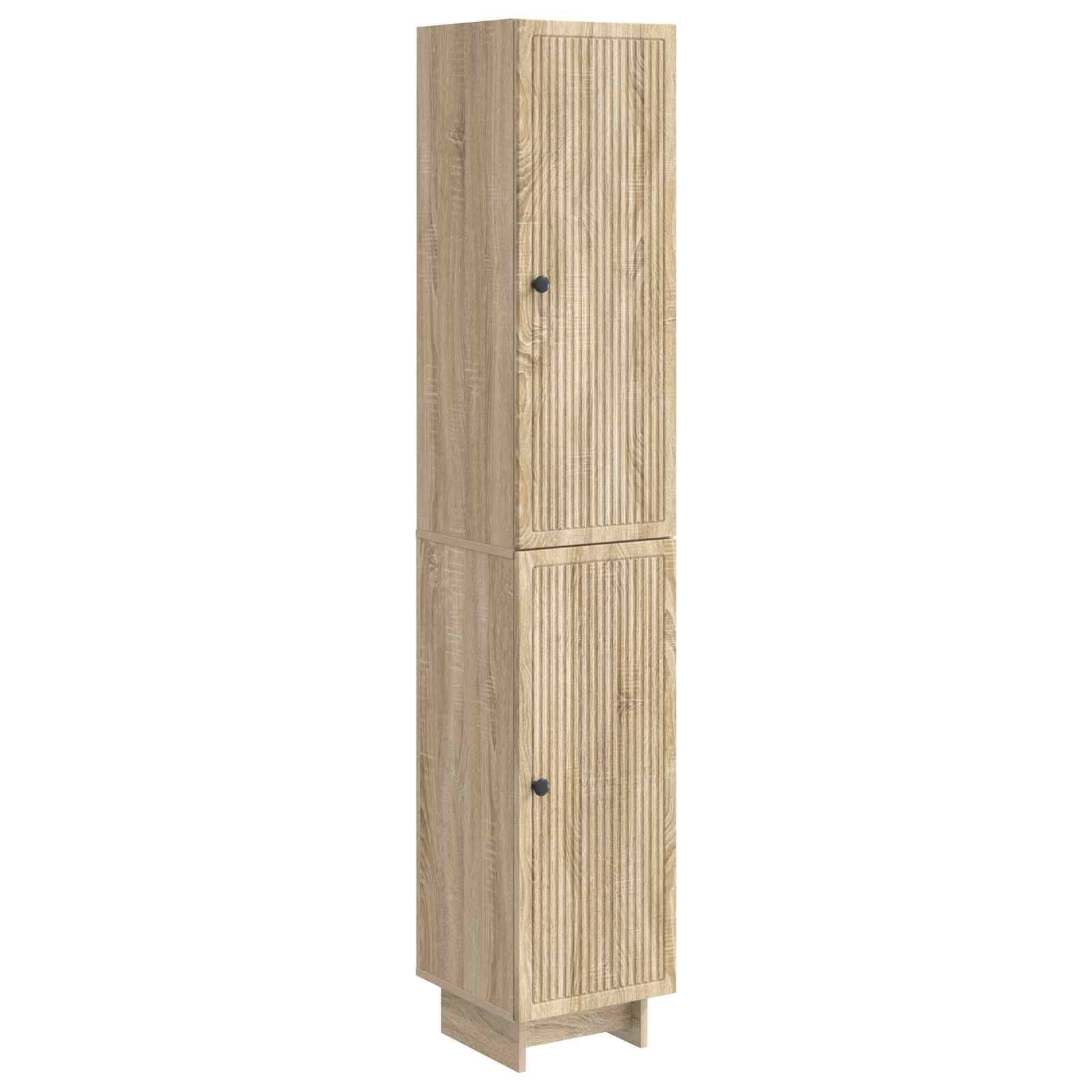 vidaXL Schrankset 2 pcs Sonoma-Eiche 34,5 x 33 x 90 cm Holzwerkstoff