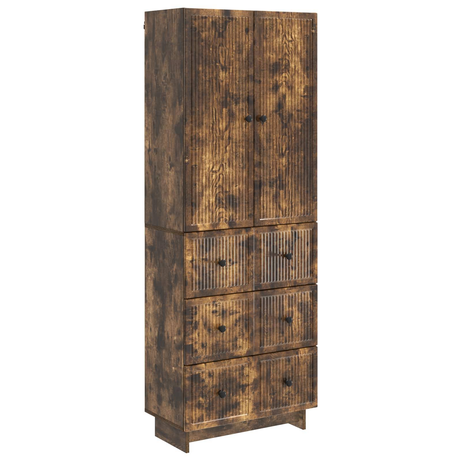 vidaXL Schrankset 2 pcs 66 x 34,5 x 90 cm Holzwerkstoff
