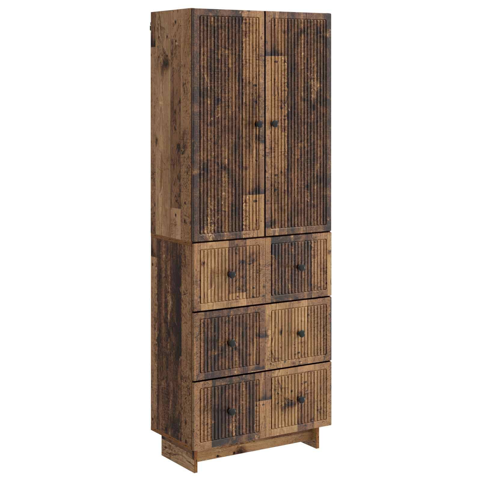 vidaXL Schrankset 2 pcs 66 x 34,5 x 90 cm Holzwerkstoff