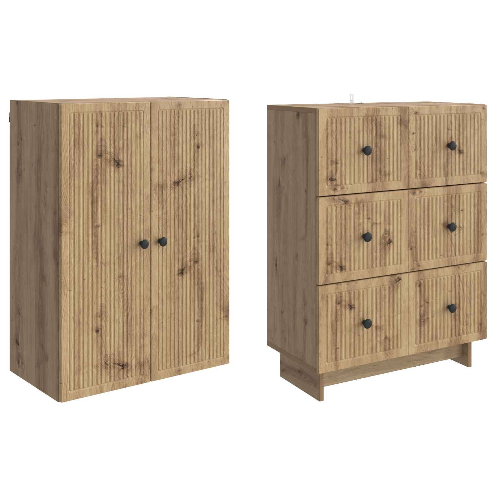 vidaXL Schrankset 2 Stk. Holzwerkstoff