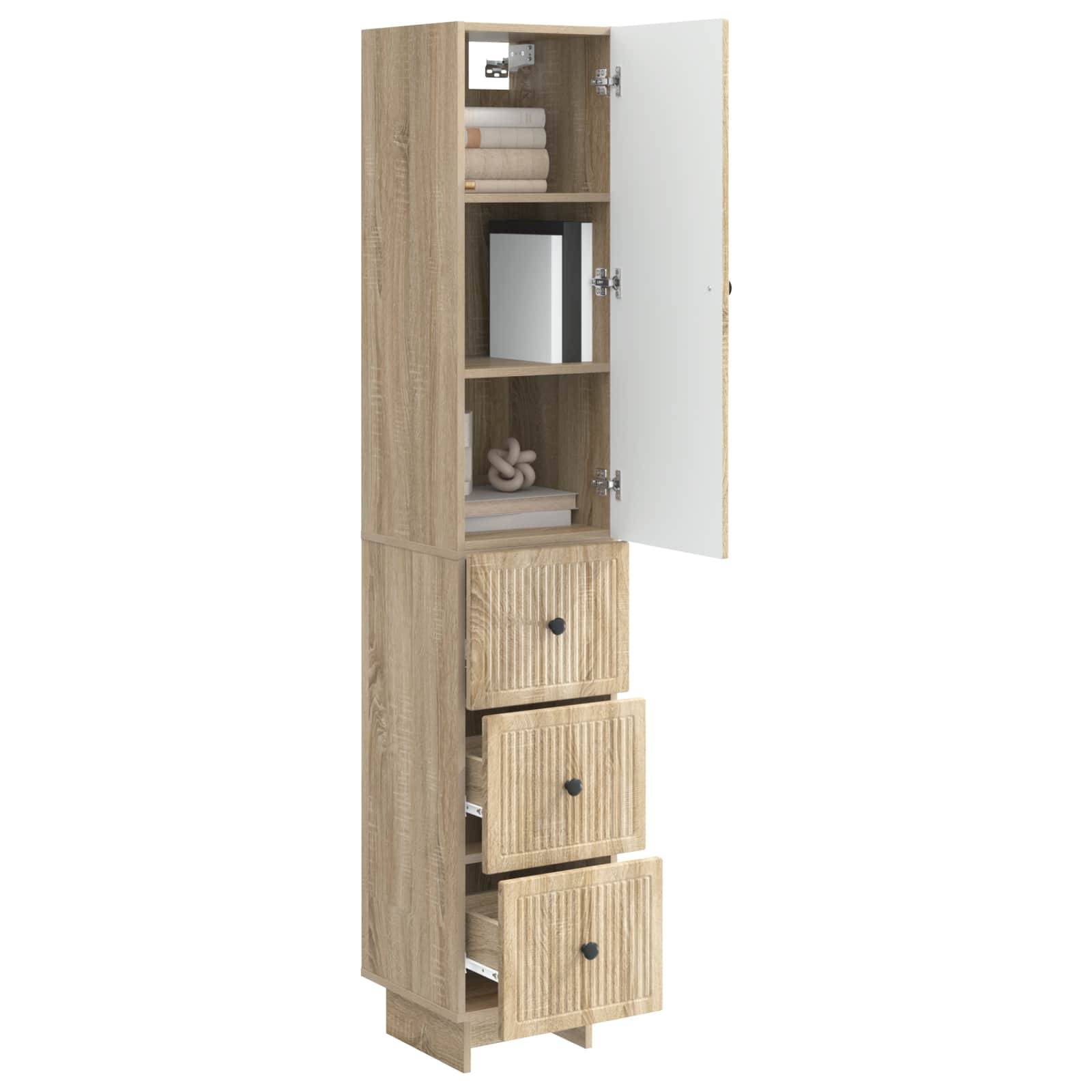 vidaXL Schrankset 2 pcs 33 x 34,5 x 90 cm Holzwerkstoff