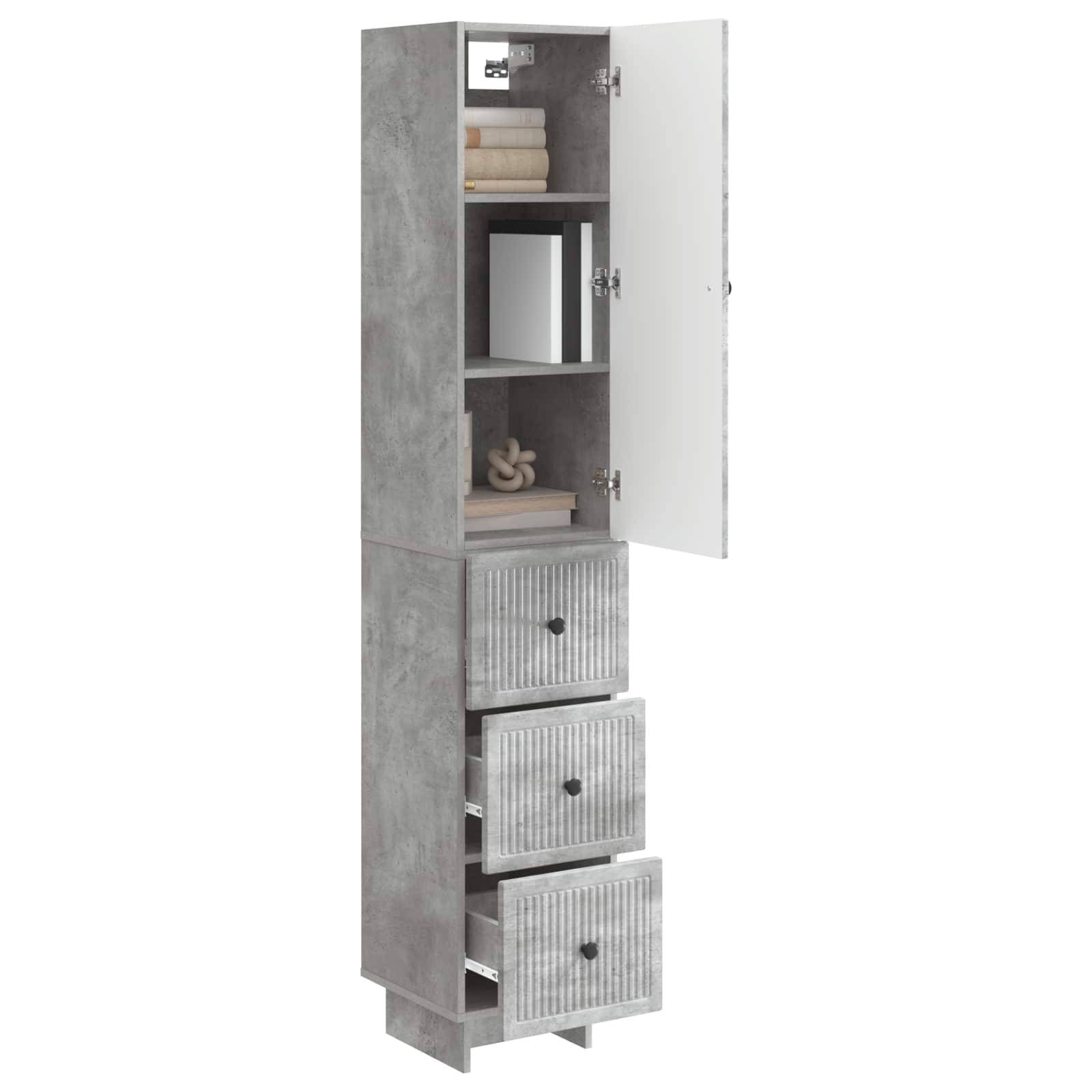 vidaXL Schrankset 2 pcs 33 x 34,5 x 90 cm Holzwerkstoff