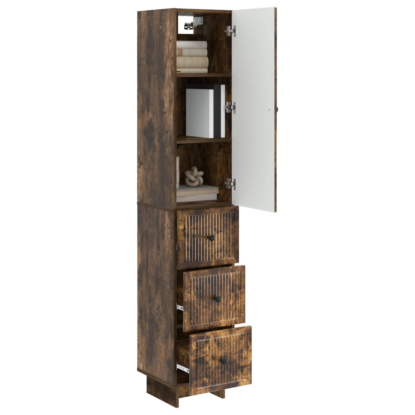 vidaXL Schrankset 2 pcs 33 x 34,5 x 90 cm Holzwerkstoff