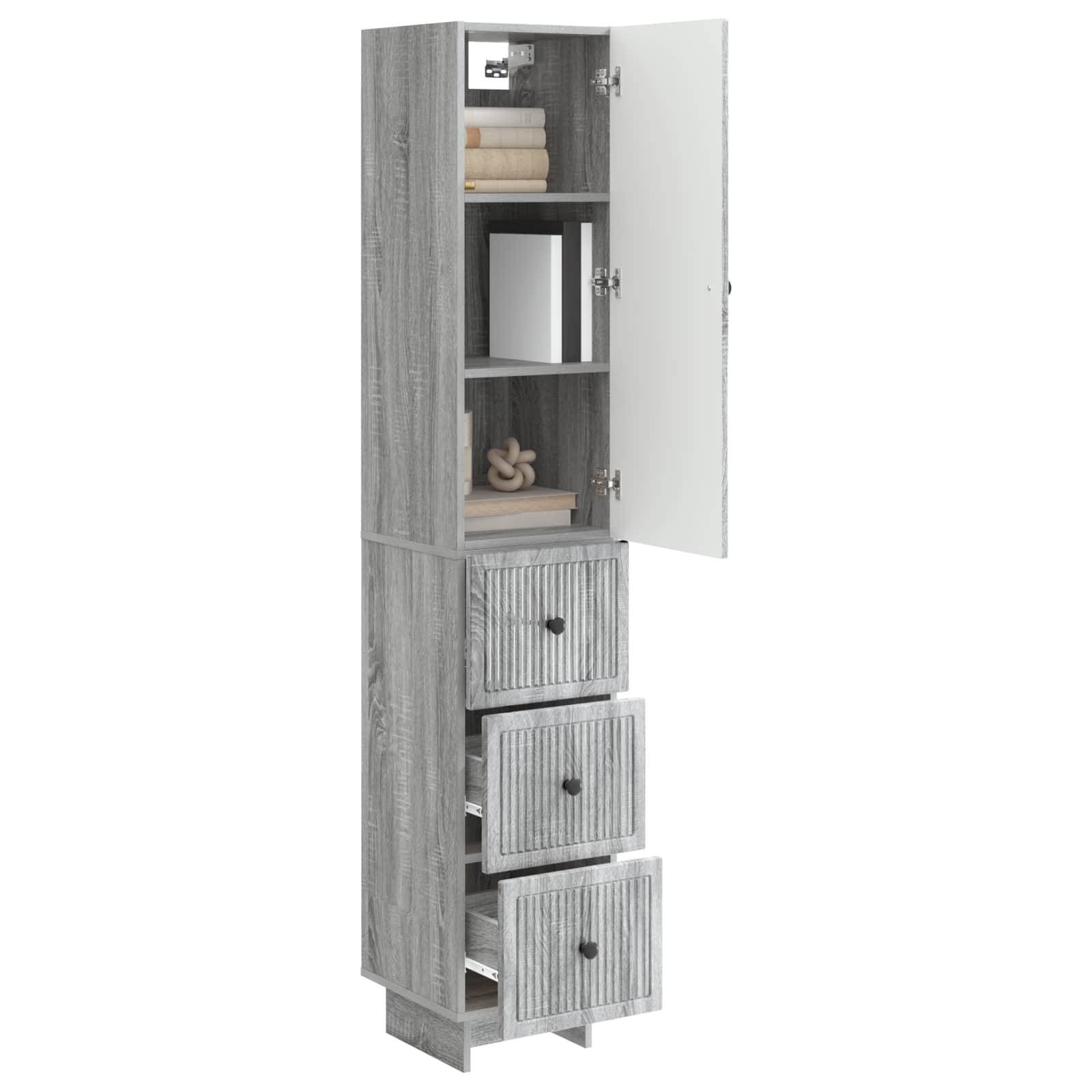 vidaXL Schrankset 2 pcs 33 x 34,5 x 90 cm Holzwerkstoff