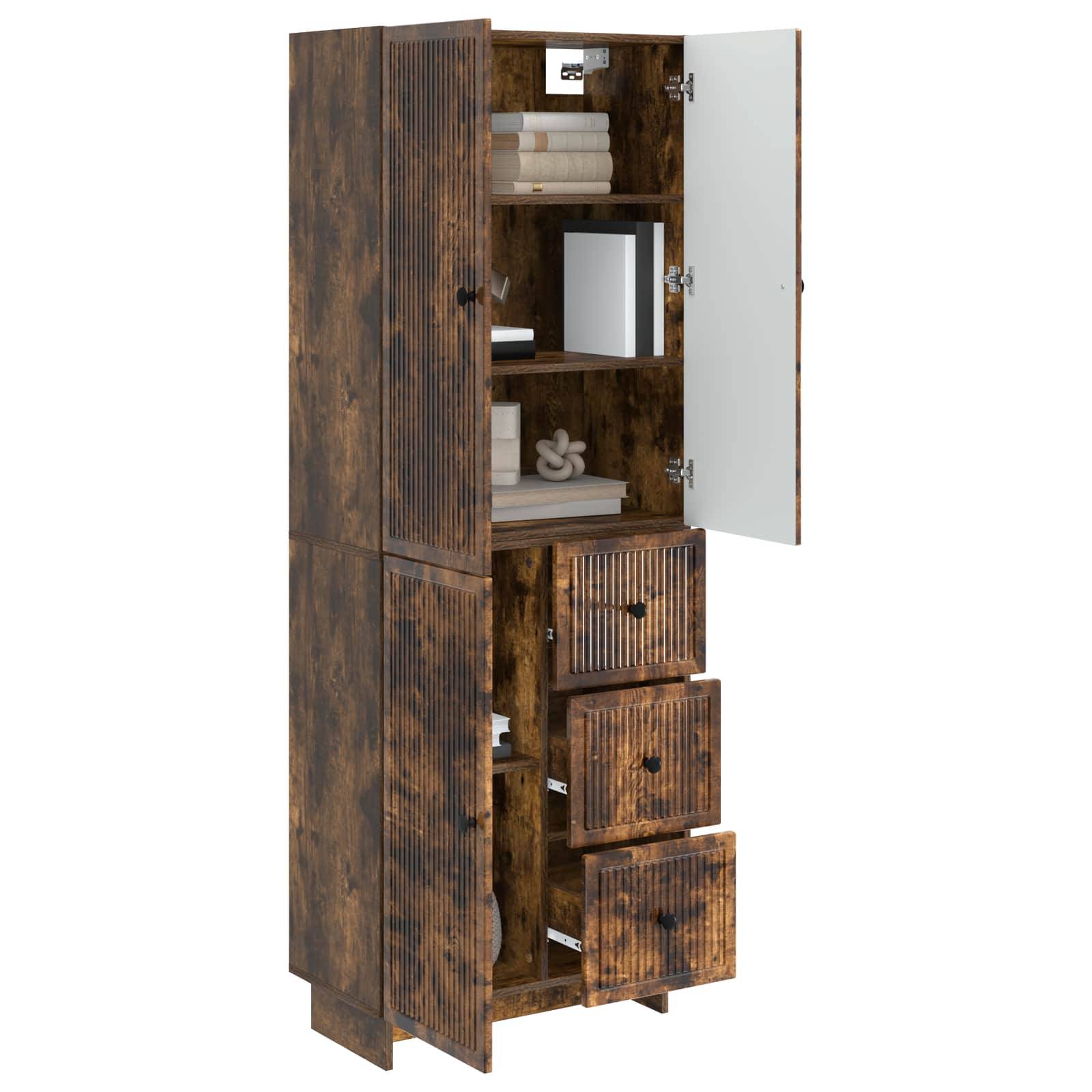 vidaXL Schrankset 2 pcs 66 x 34,5 x 90 cm Holzwerkstoff