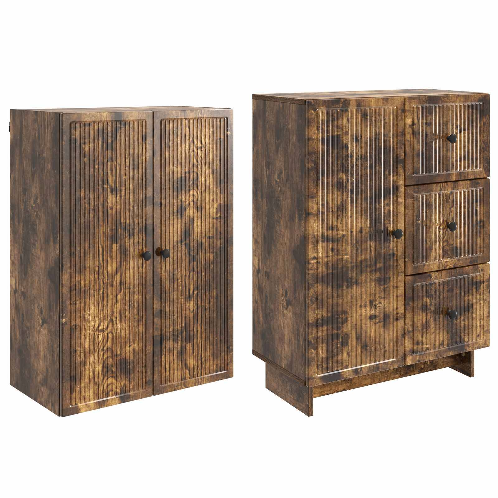 vidaXL Schrankset 2 pcs 66 x 34,5 x 90 cm Holzwerkstoff