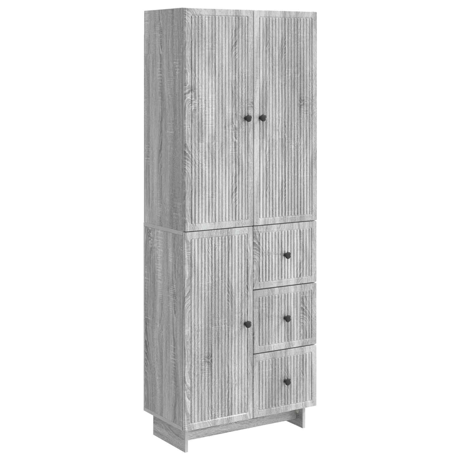 vidaXL Schrankset 2 pcs 66 x 34,5 x 90 cm Holzwerkstoff