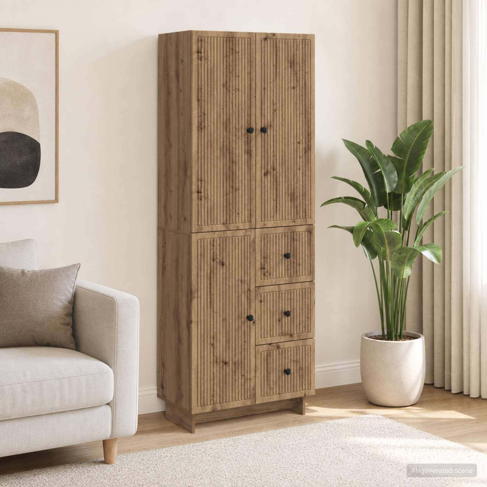 vidaXL Schrankset 2 Stk. Holzwerkstoff