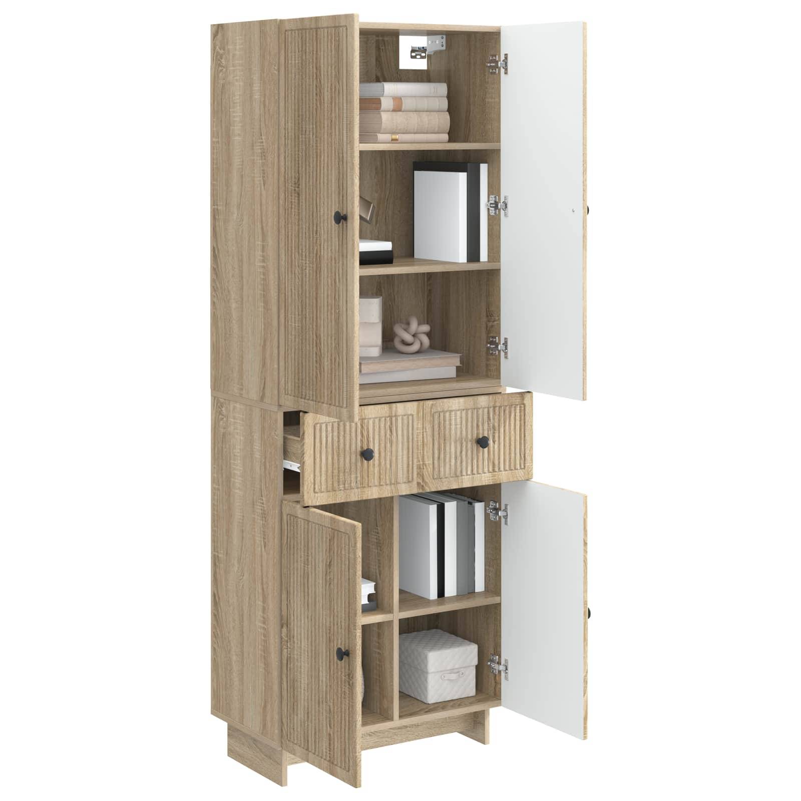 vidaXL Schrankset 2 pcs 66 x 34,5 x 90 cm Holzwerkstoff