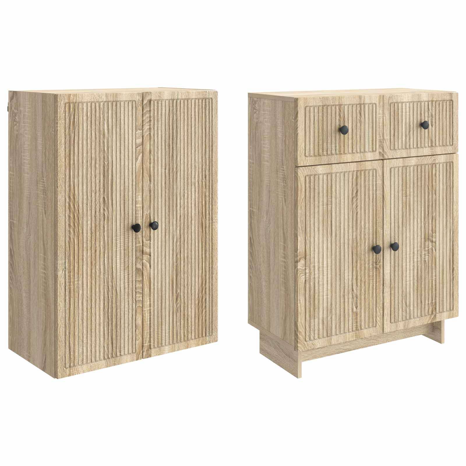 vidaXL Schrankset 2 pcs 66 x 34,5 x 90 cm Holzwerkstoff