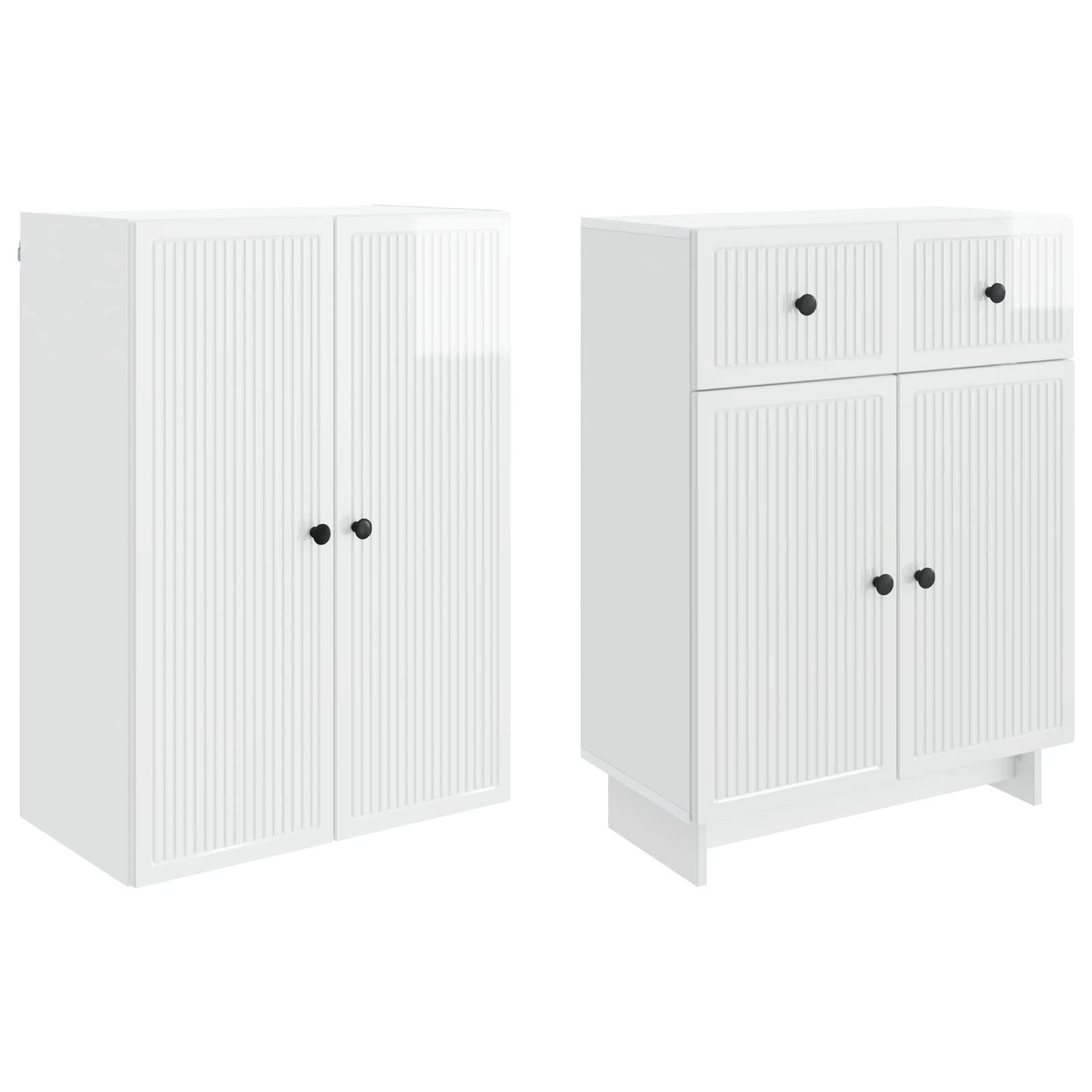 vidaXL Schrankset 2 pcs 66 x 34,5 x 90 cm Holzwerkstoff