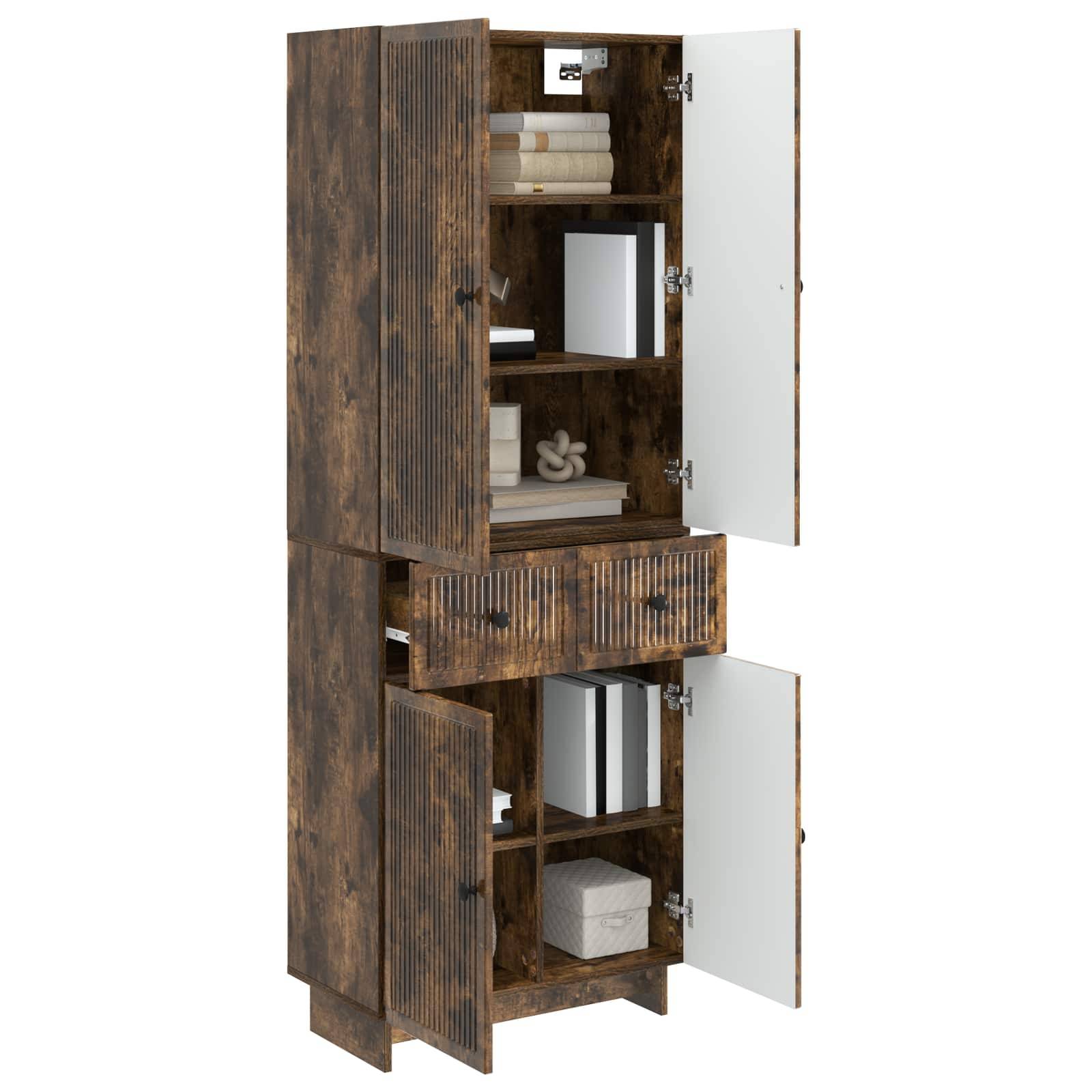 vidaXL Schrankset 2 pcs 66 x 34,5 x 90 cm Holzwerkstoff