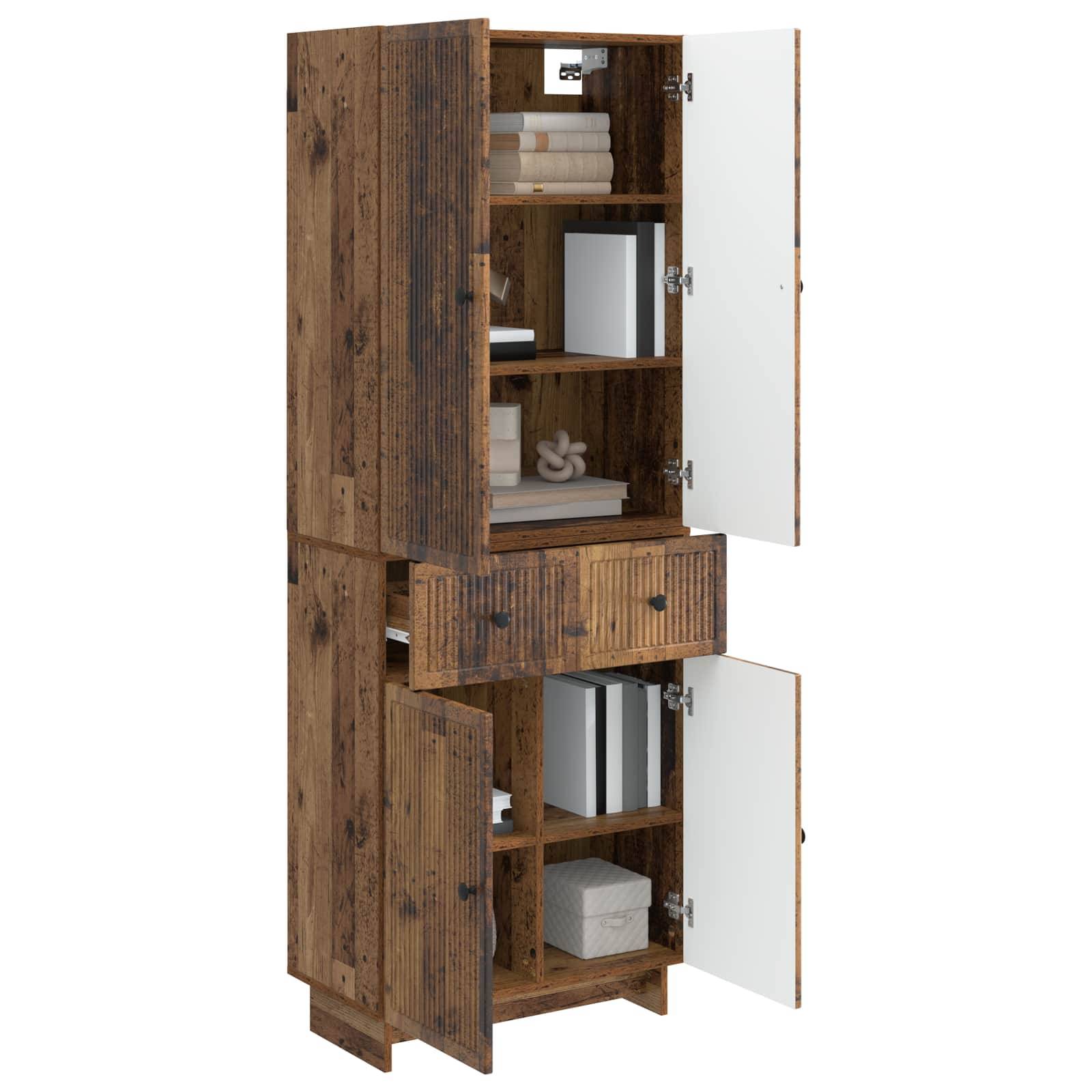 vidaXL Schrankset 2 pcs 66 x 34,5 x 90 cm Holzwerkstoff