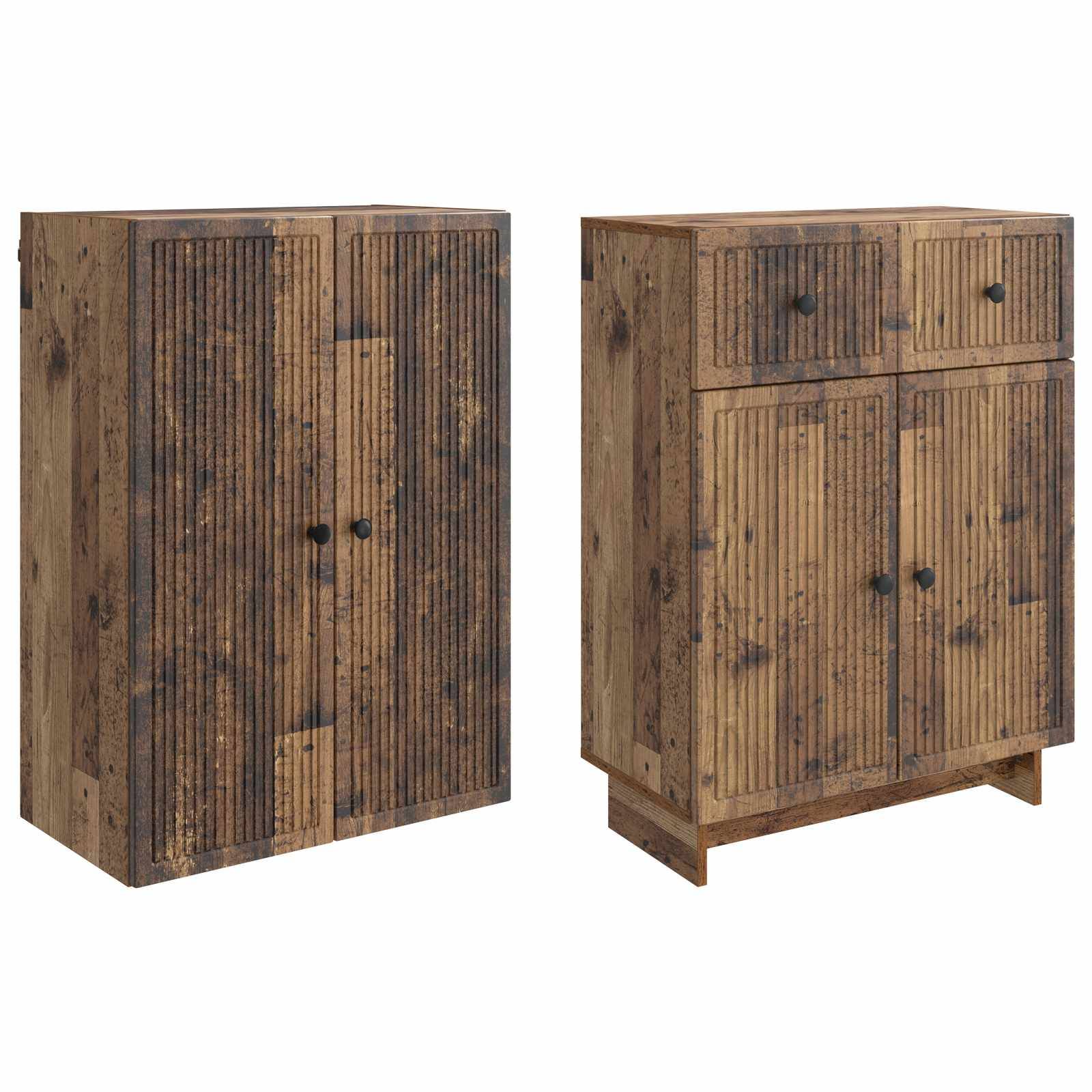 vidaXL Schrankset 2 pcs 66 x 34,5 x 90 cm Holzwerkstoff