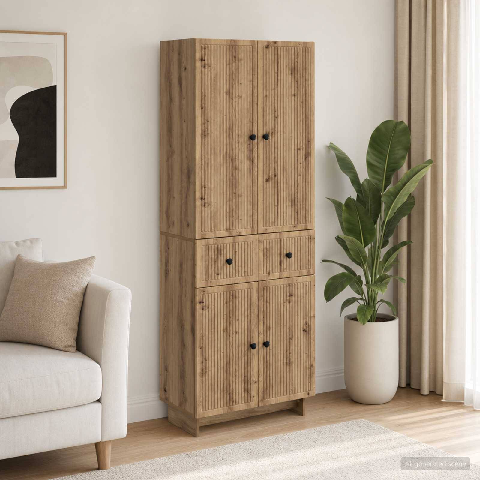 vidaXL Schrankset 2 Stk. Holzwerkstoff