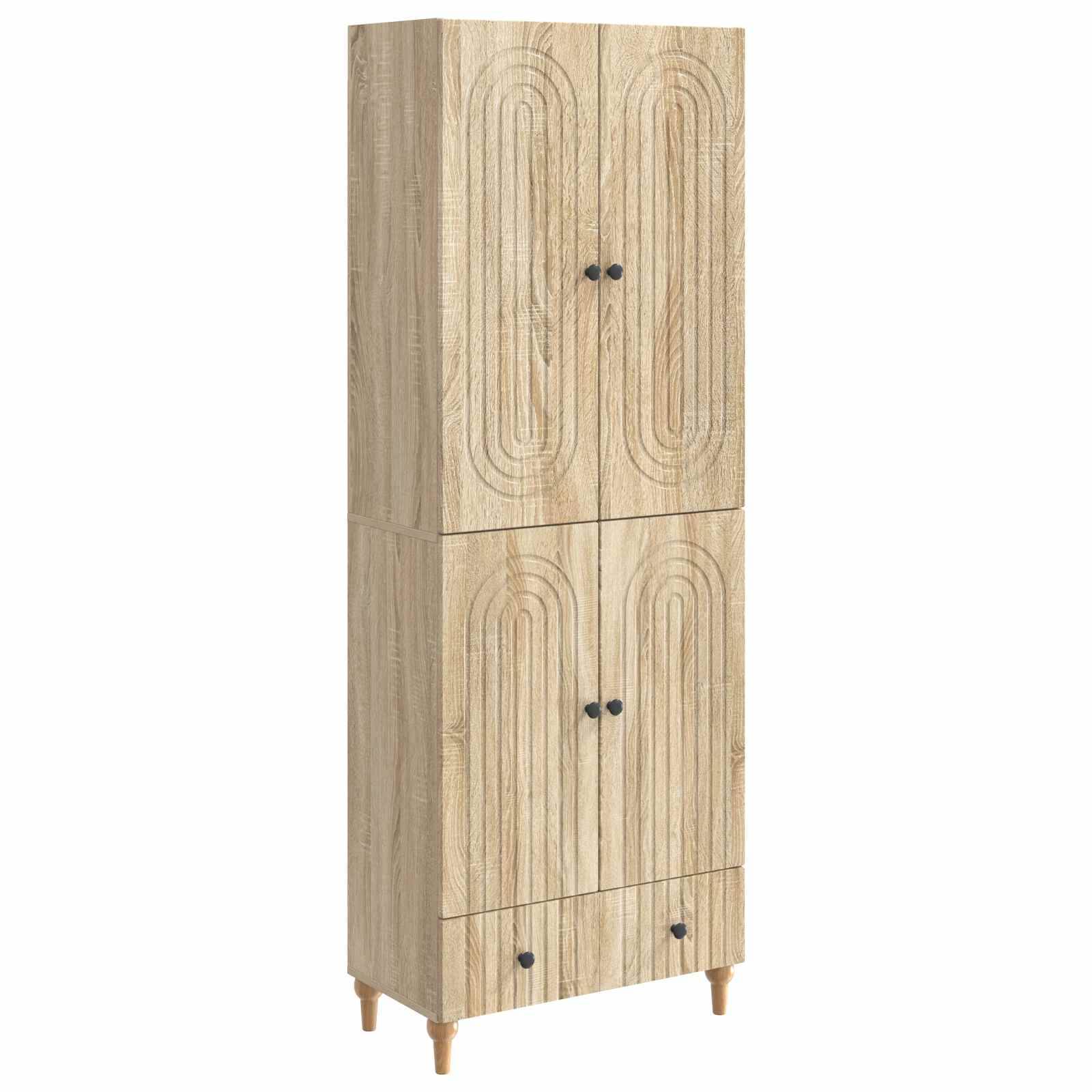vidaXL Schrankset 2 pcs 66 x 34,5 x 95 cm Holzwerkstoff