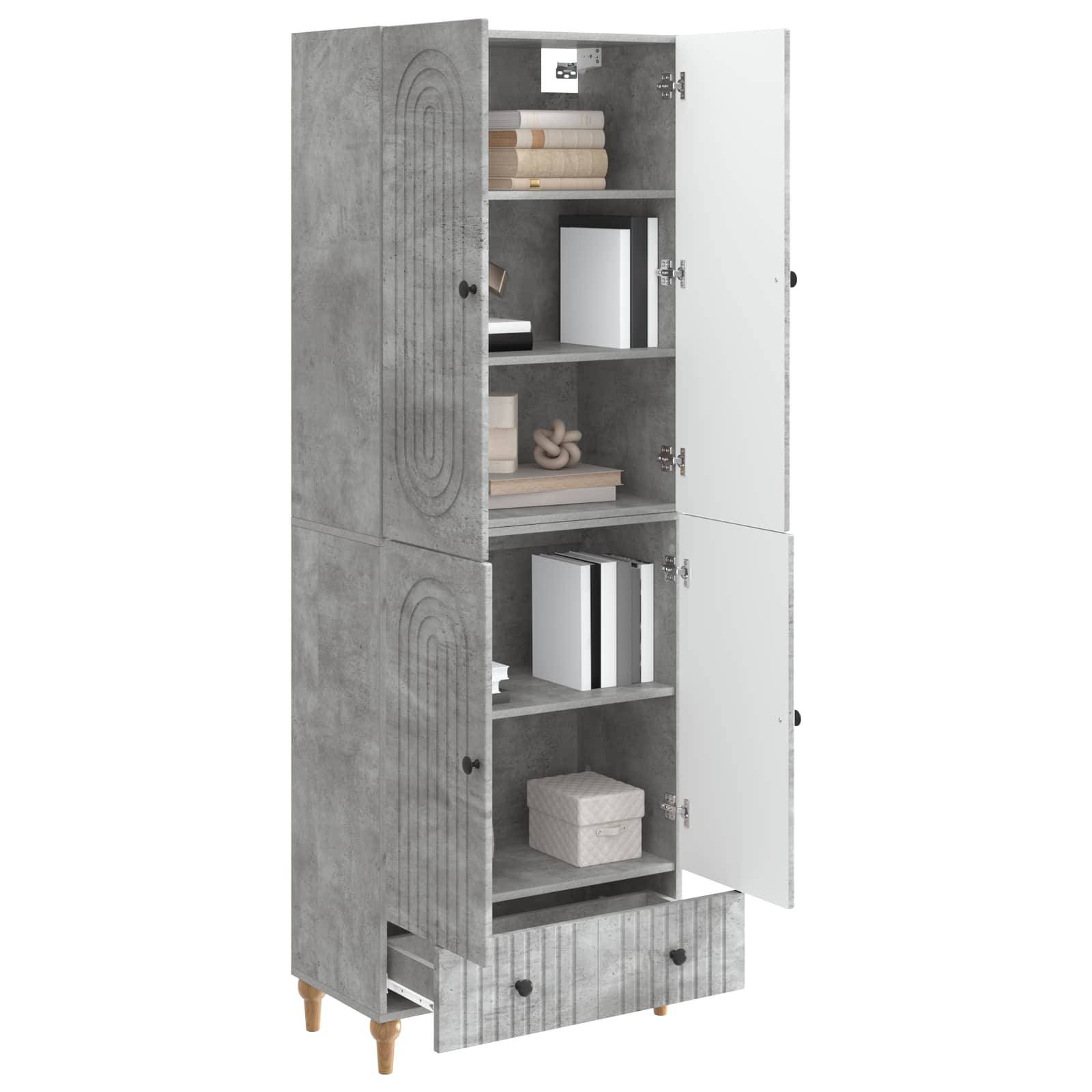 vidaXL Schrankset 2 pcs Holzwerkstoff
