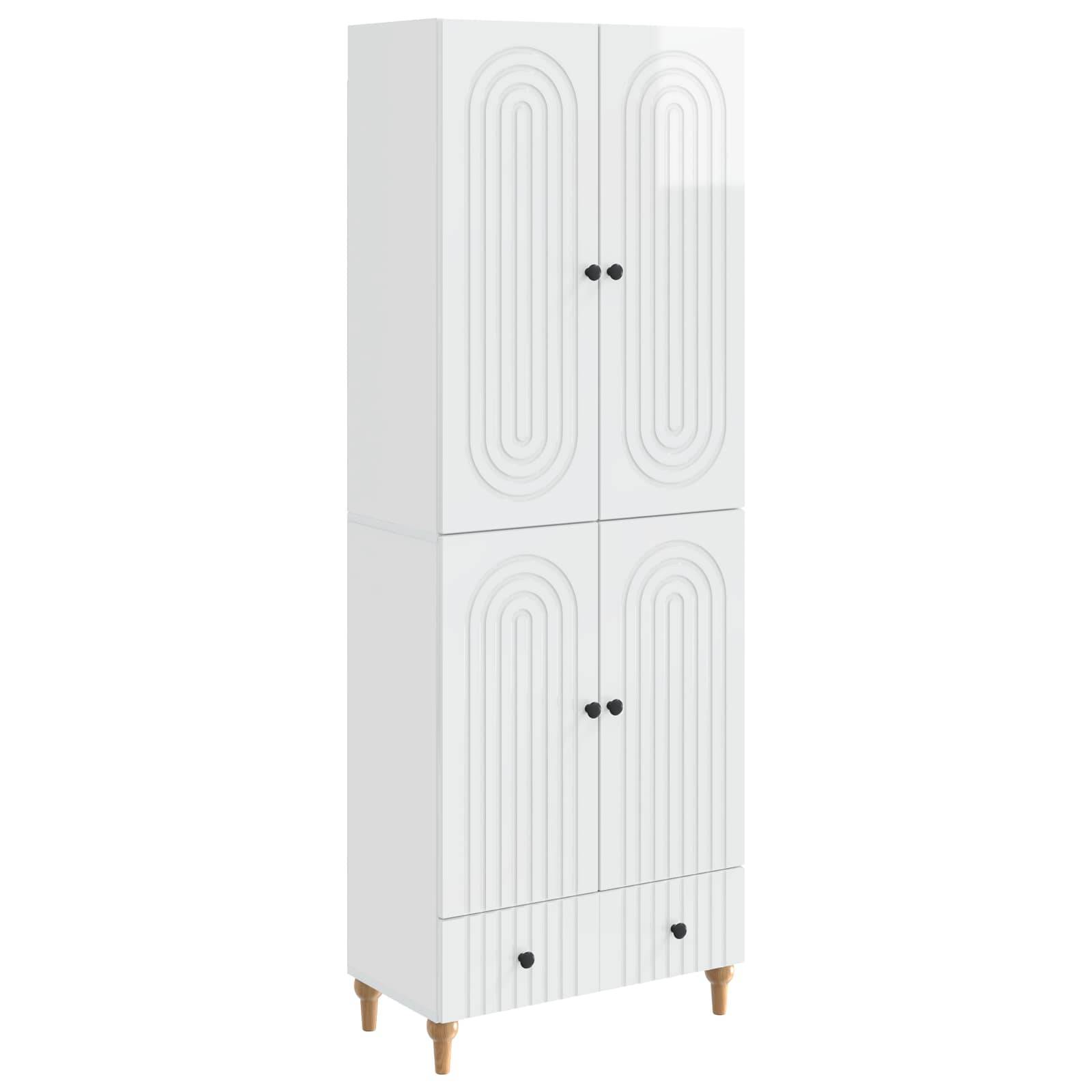 vidaXL Schrankset 2 pcs 66 x 34,5 x 95 cm Holzwerkstoff