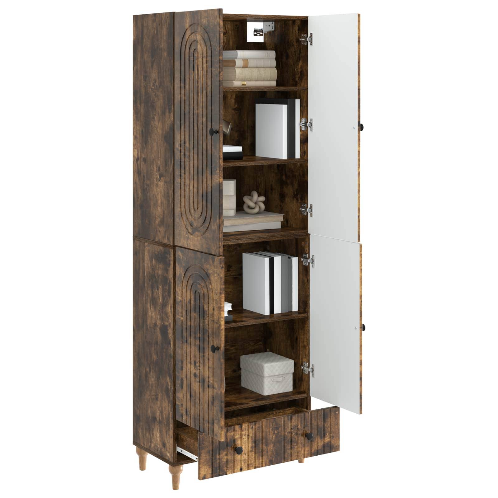 vidaXL Schrankset 2 pcs 66 x 34,5 x 95 cm Holzwerkstoff