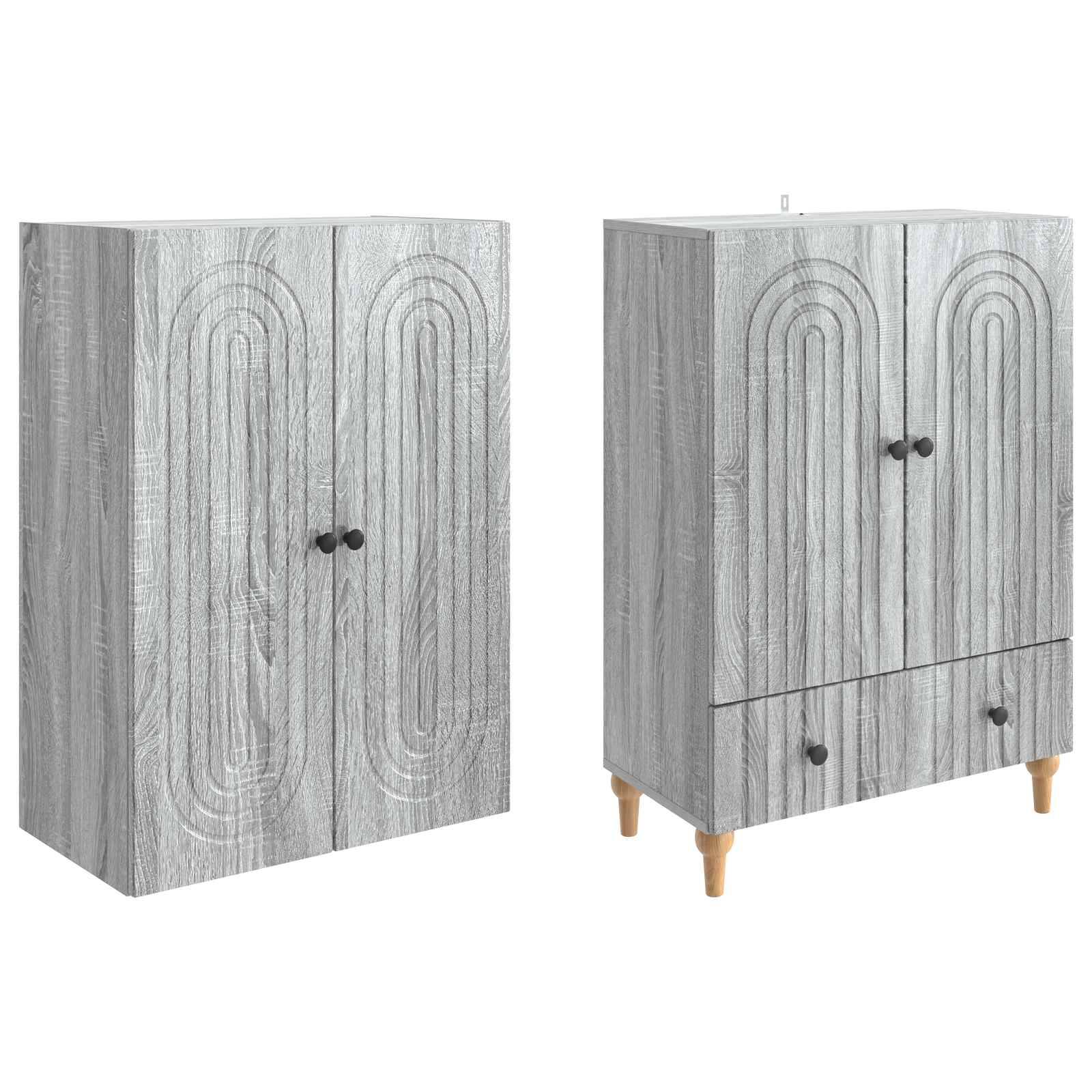 vidaXL Schrankset 2 pcs 66 x 34,5 x 95 cm Holzwerkstoff