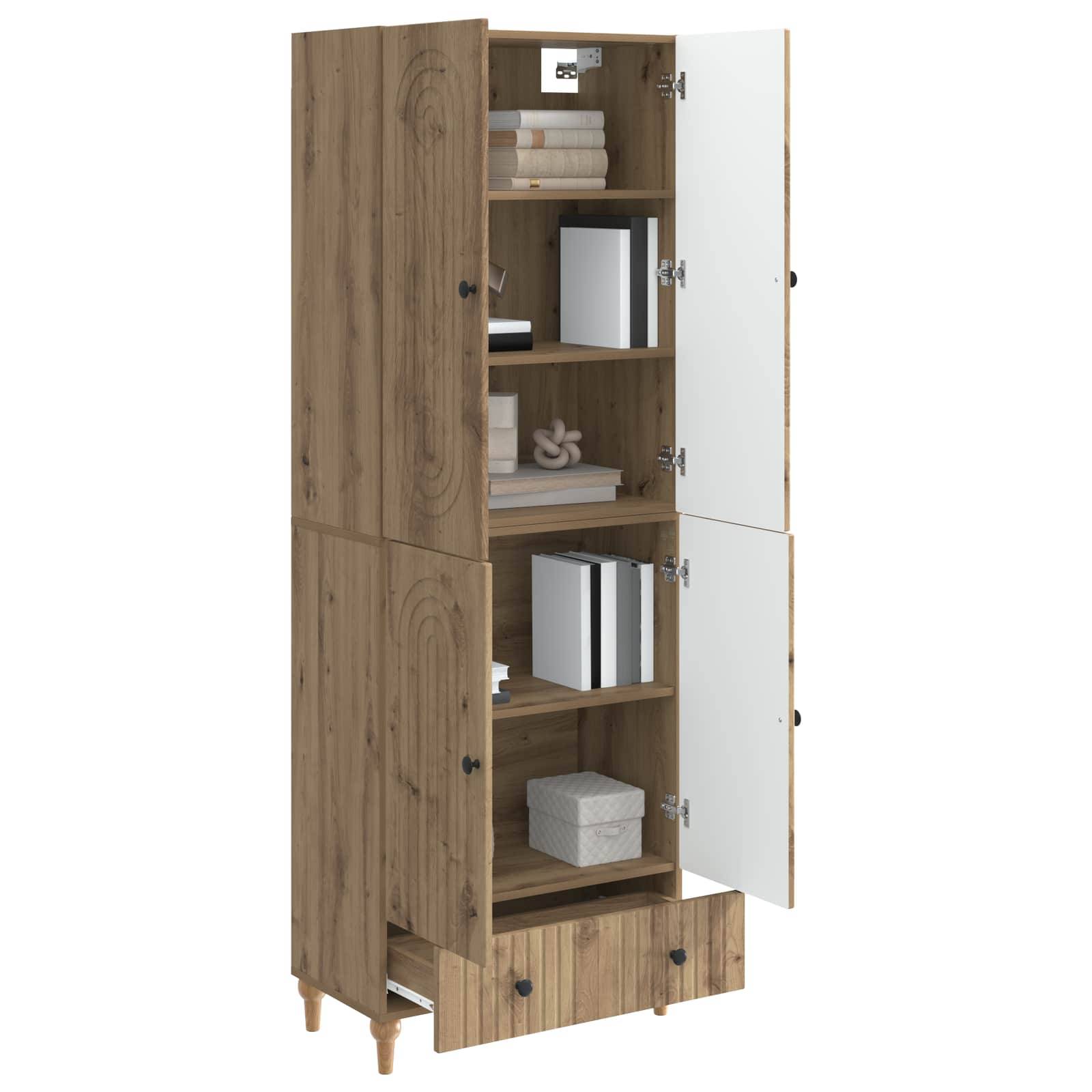vidaXL Schrankset 2 Stk. Holzwerkstoff