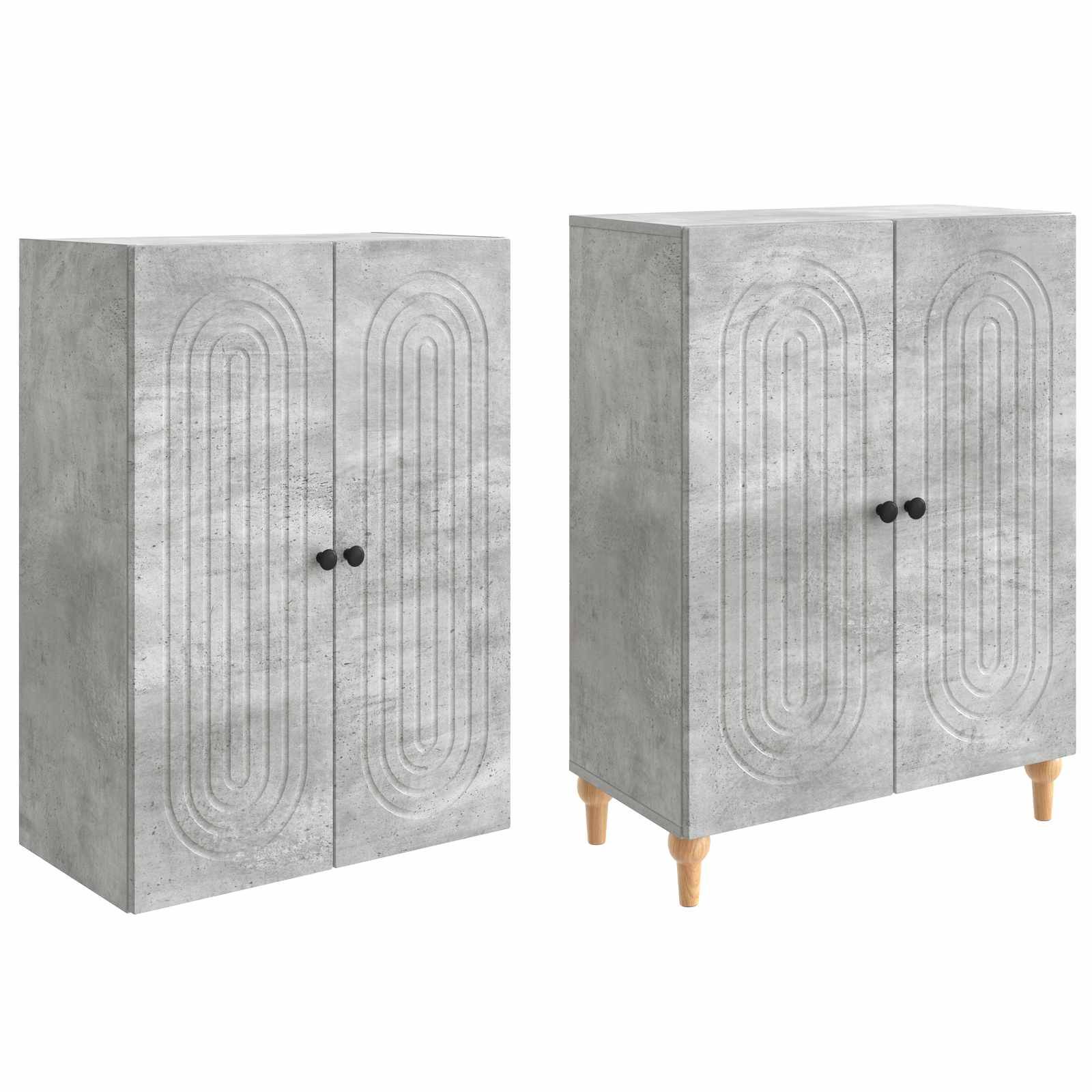 vidaXL Schrankset 2 pcs 66 x 34,5 x 90 cm Holzwerkstoff