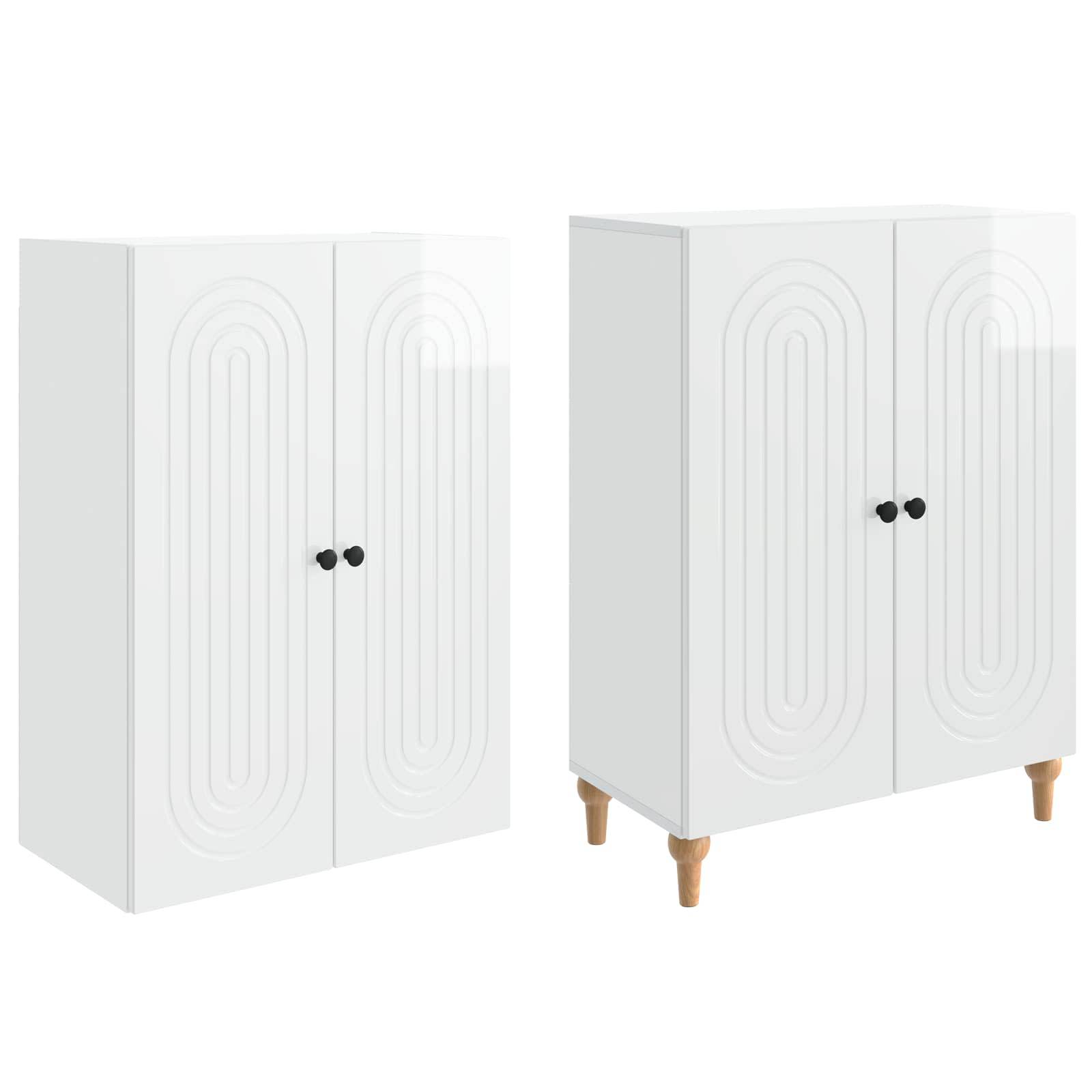 vidaXL Schrankset 2 pcs 66 x 34,5 x 90 cm Holzwerkstoff