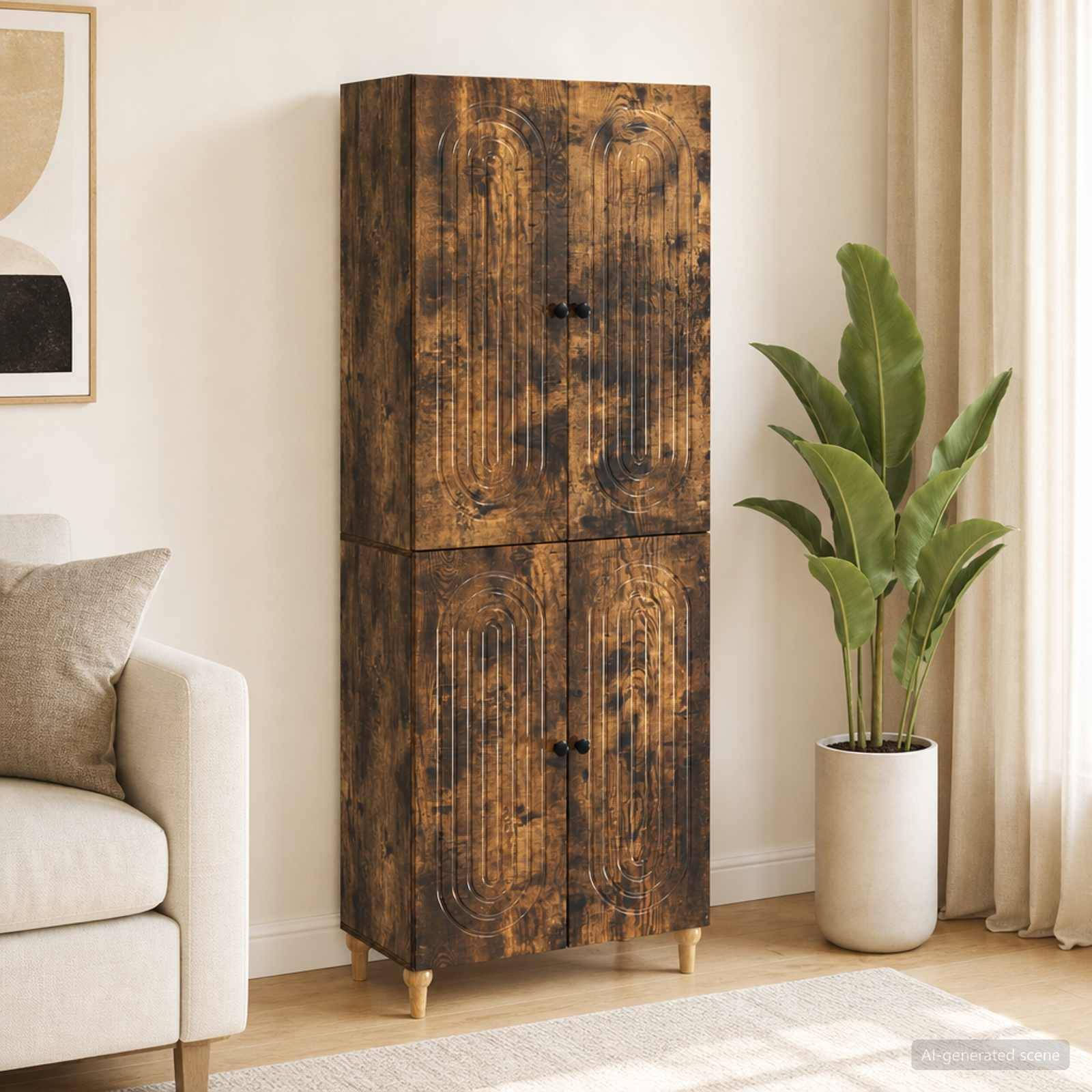 vidaXL Schrankset 2 pcs 66 x 34,5 x 90 cm Holzwerkstoff