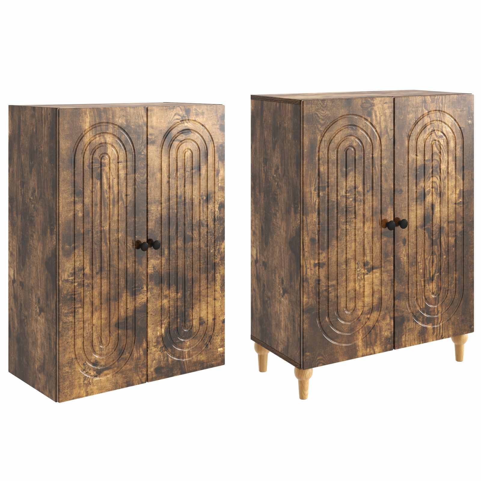 vidaXL Schrankset 2 pcs 66 x 34,5 x 90 cm Holzwerkstoff