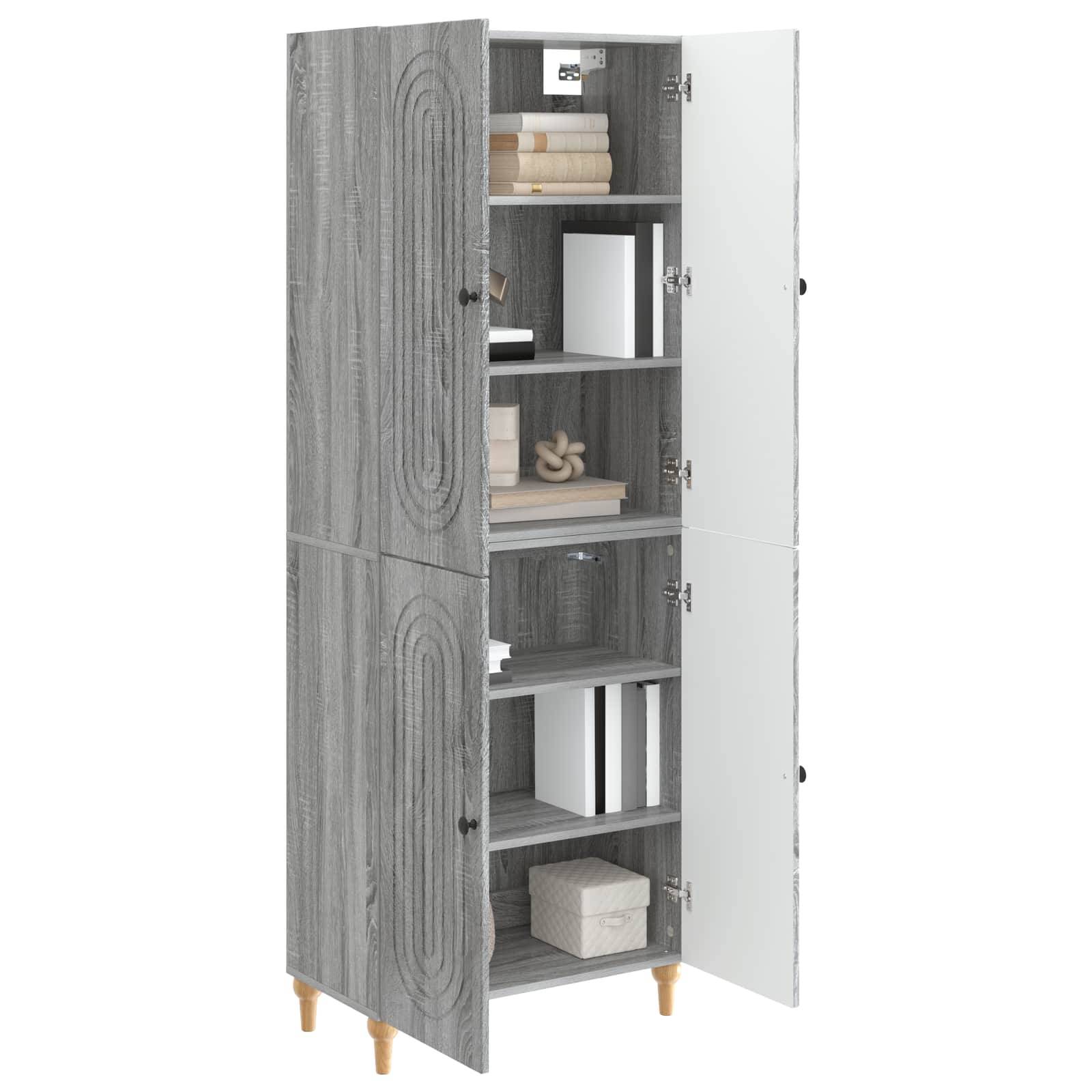 vidaXL Schrankset 2 pcs 66 x 34,5 x 90 cm Holzwerkstoff