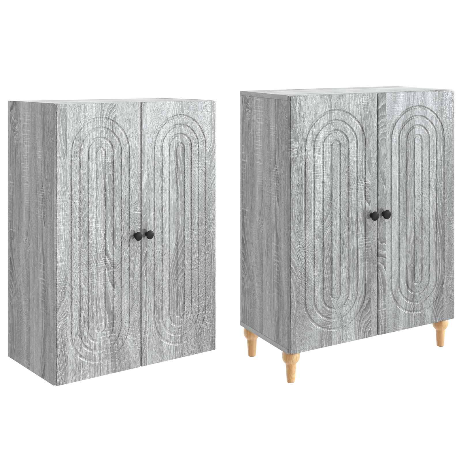 vidaXL Schrankset 2 pcs 66 x 34,5 x 90 cm Holzwerkstoff