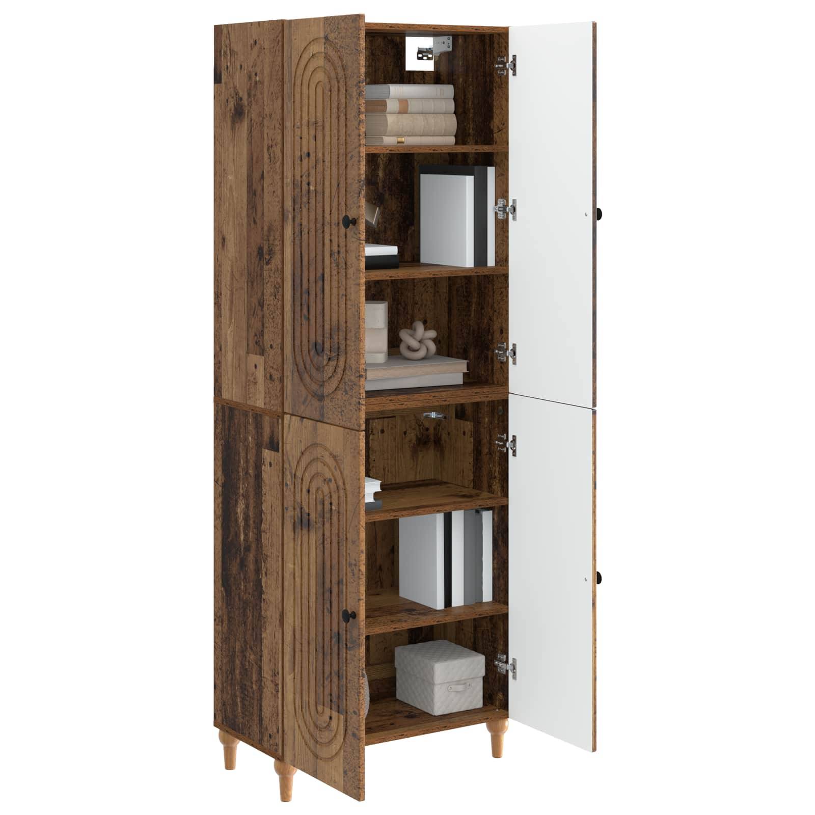 vidaXL Schrankset 2 pcs 66 x 34,5 x 90 cm Holzwerkstoff