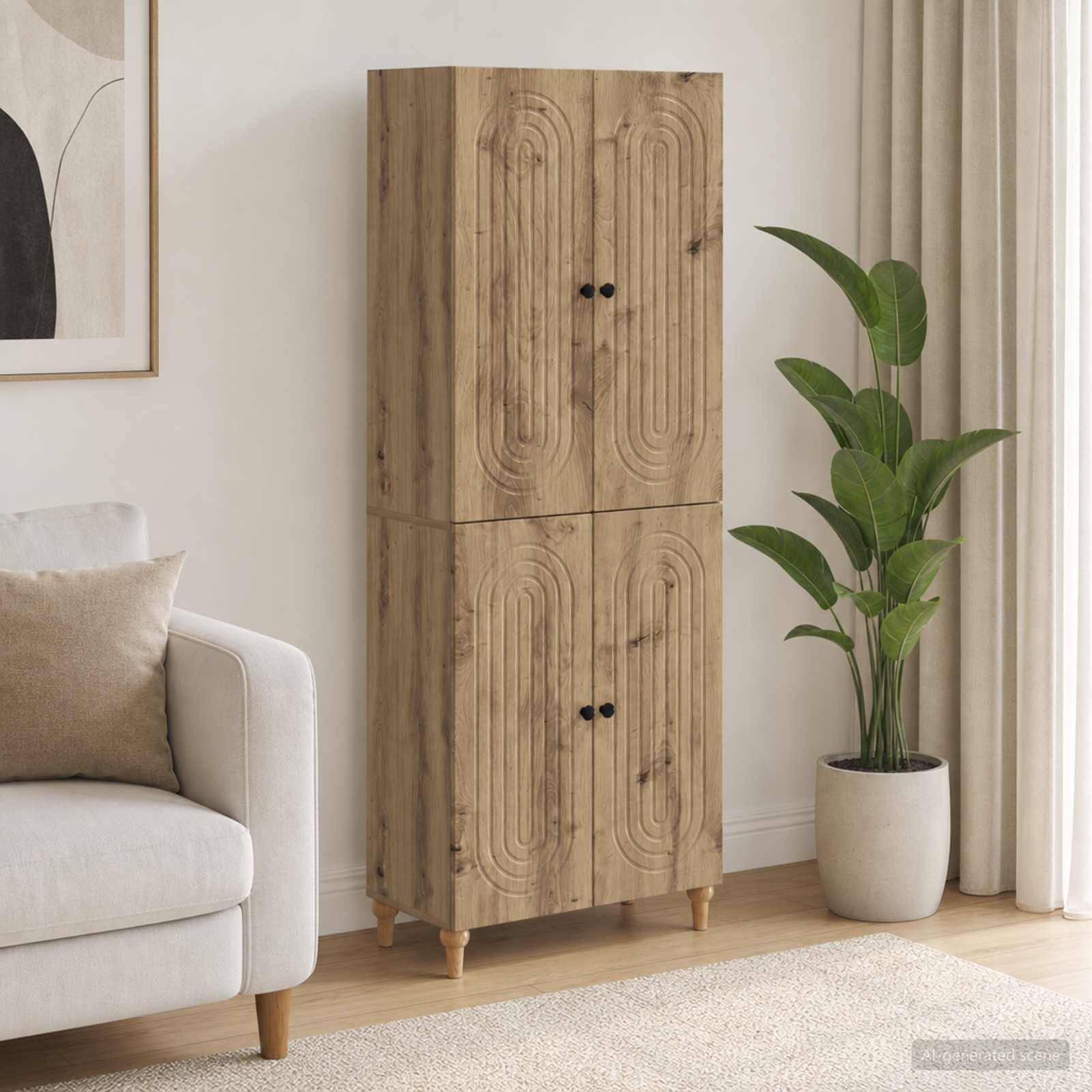 vidaXL Schrankset 2 Stk. Holzwerkstoff