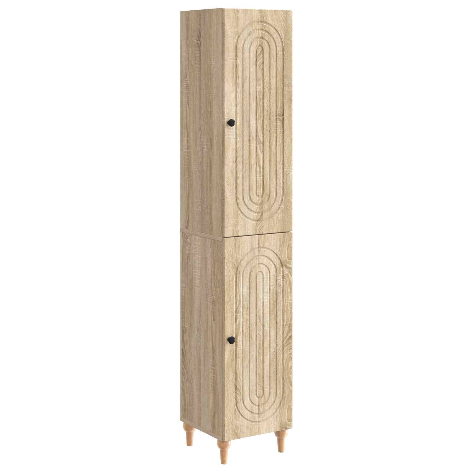 vidaXL Schrankset 2 pcs Sonoma-Eiche Holzwerkstoff