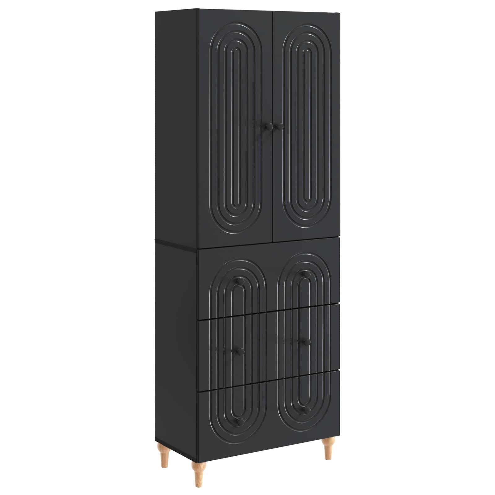 vidaXL Schrankset 2 pcs 66 x 34,5 x 90 cm Holzwerkstoff