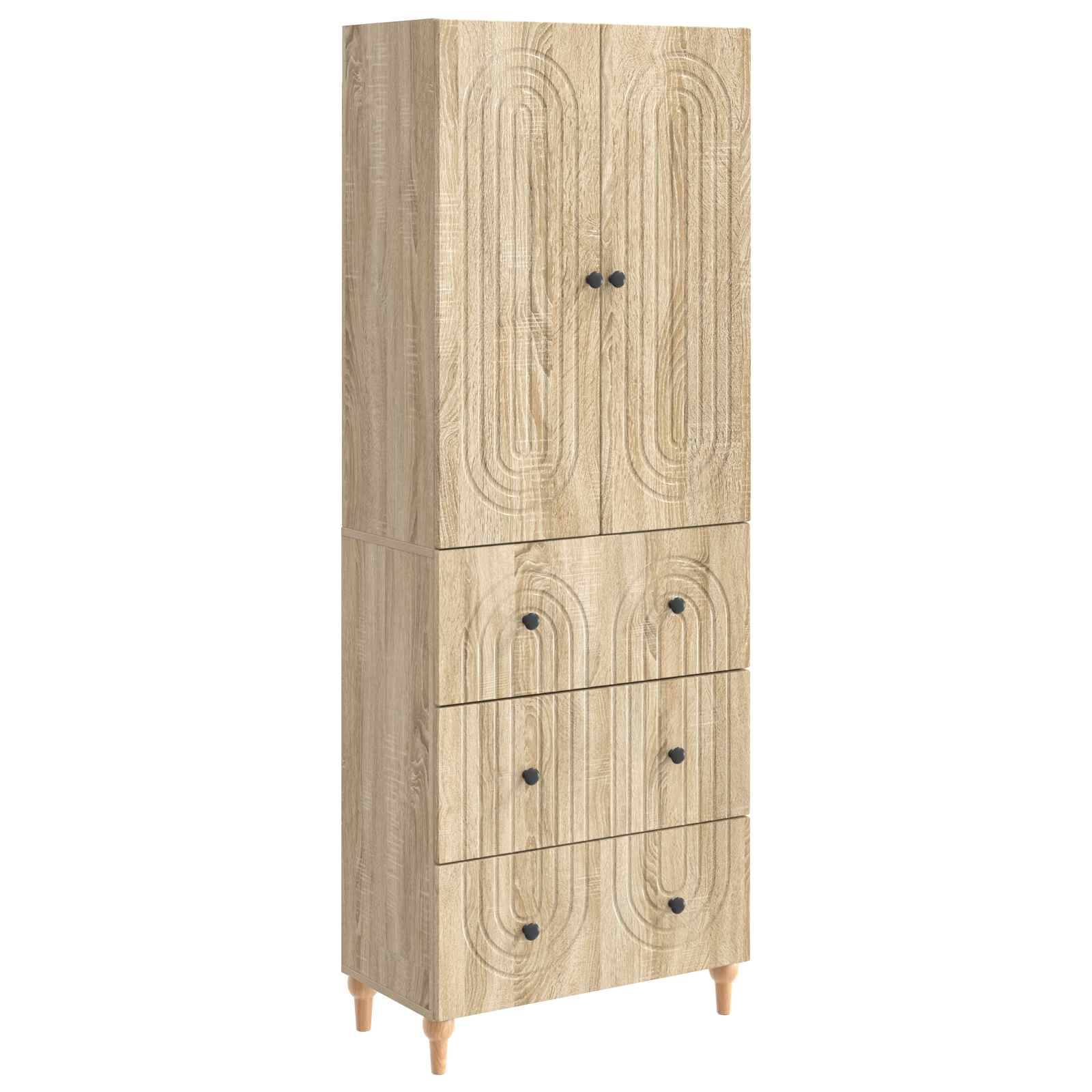 vidaXL Schrankset 2 pcs 66 x 34,5 x 90 cm Holzwerkstoff